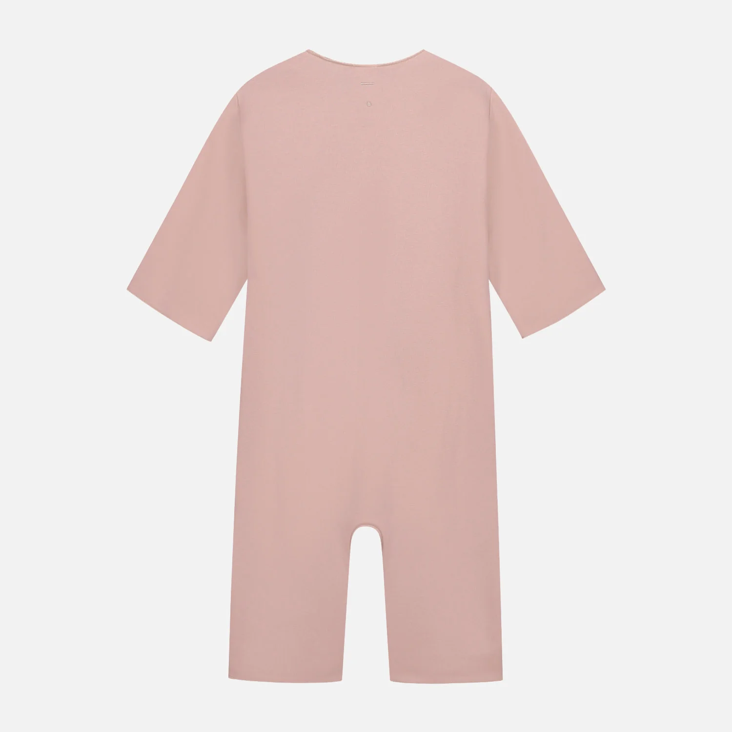 Baby Cotton Wrap Babysuit - Faded Pink - Image 3