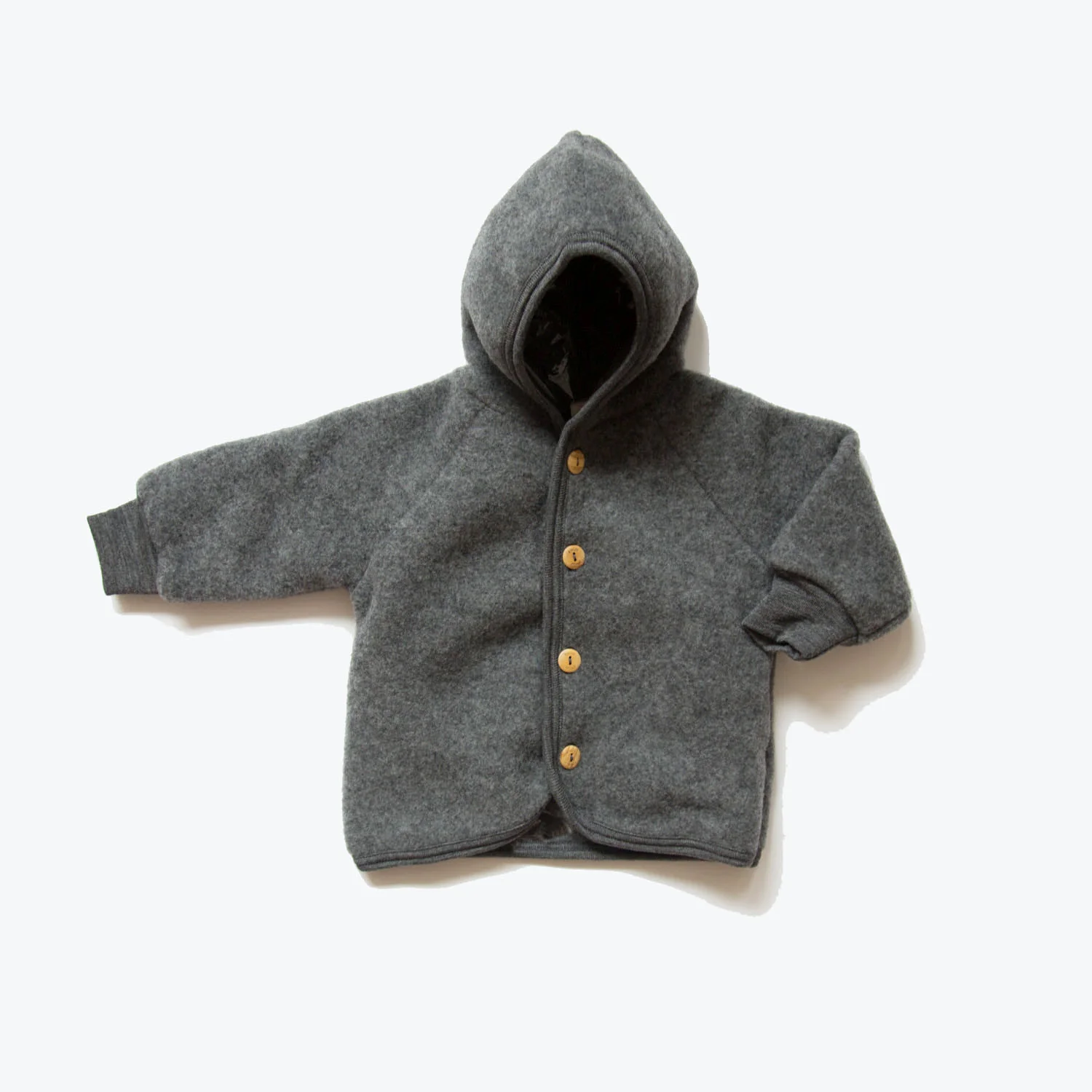 Tinker Baby & Kids Jacket - Merino Wool Fleece - Slate - Image 5