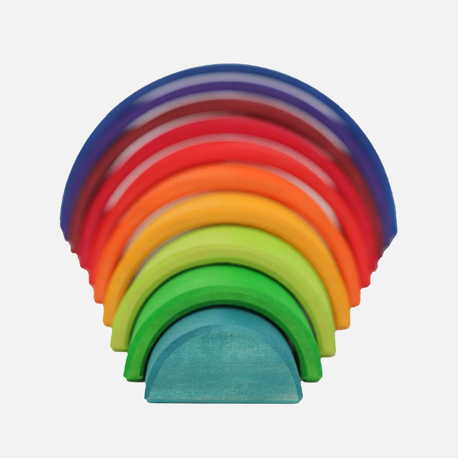 Wooden 10 Piece Rainbow - Counting - Image 6