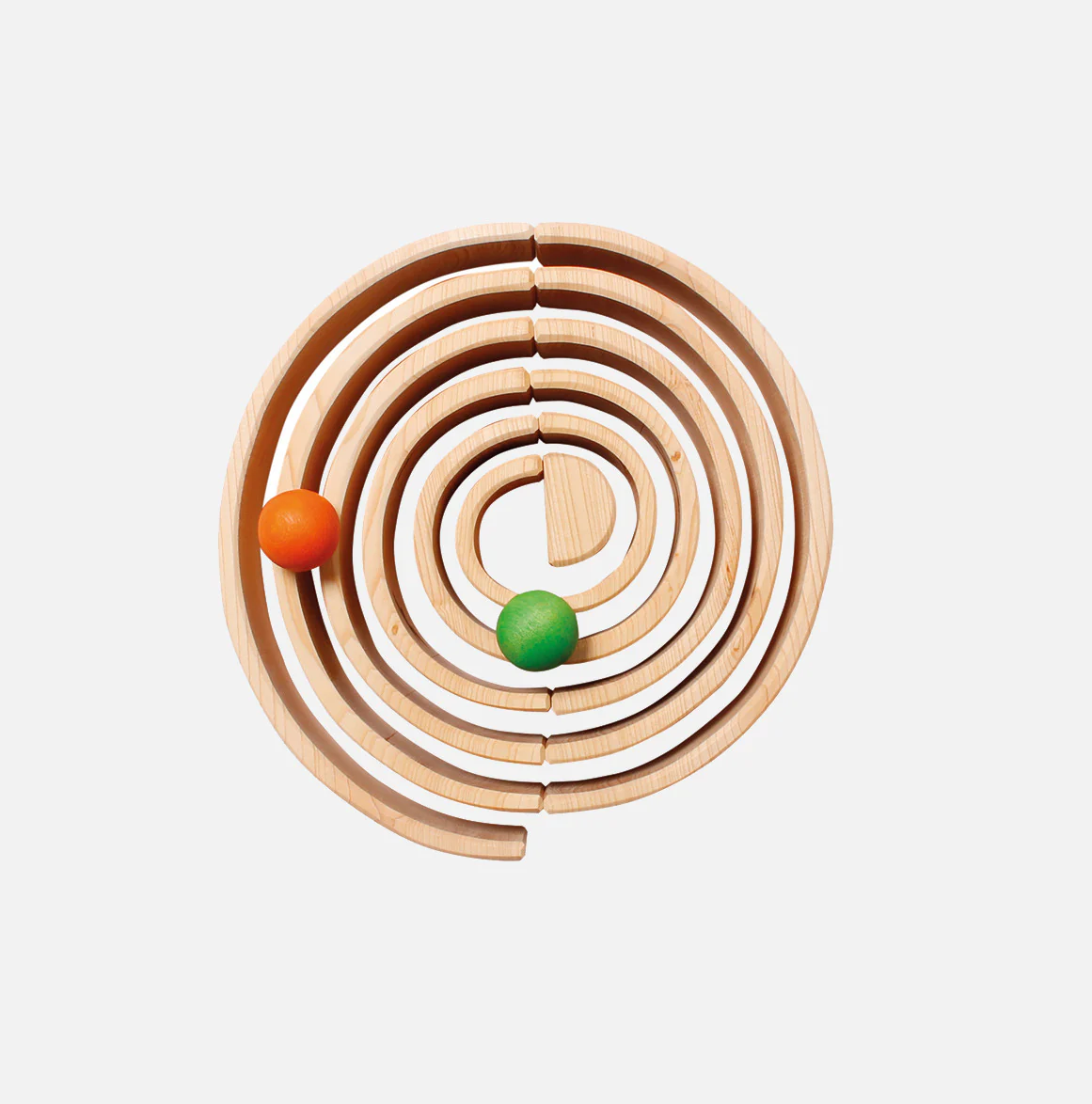 Wooden 12 Piece Rainbow - Natural - Image 5