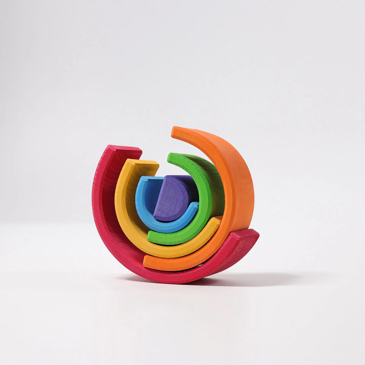 Wooden 6 Piece Rainbow - Colourful - Image 7