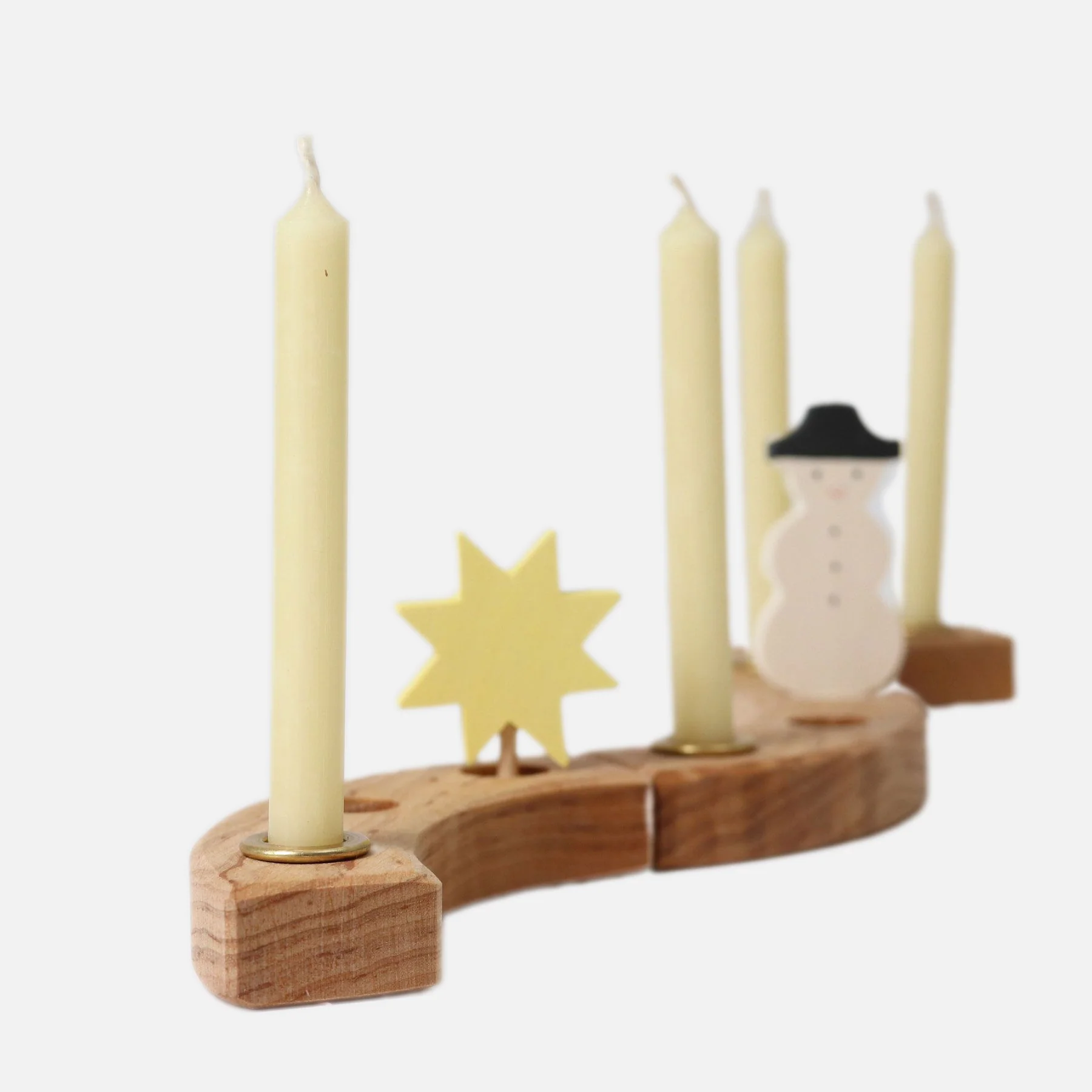 Beeswax Candles - Creme - Set of 12 - Image 3