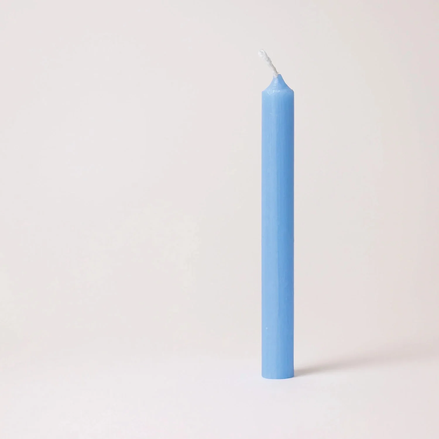 Beeswax Candles - Light Blue - Set of 12 - Image 3