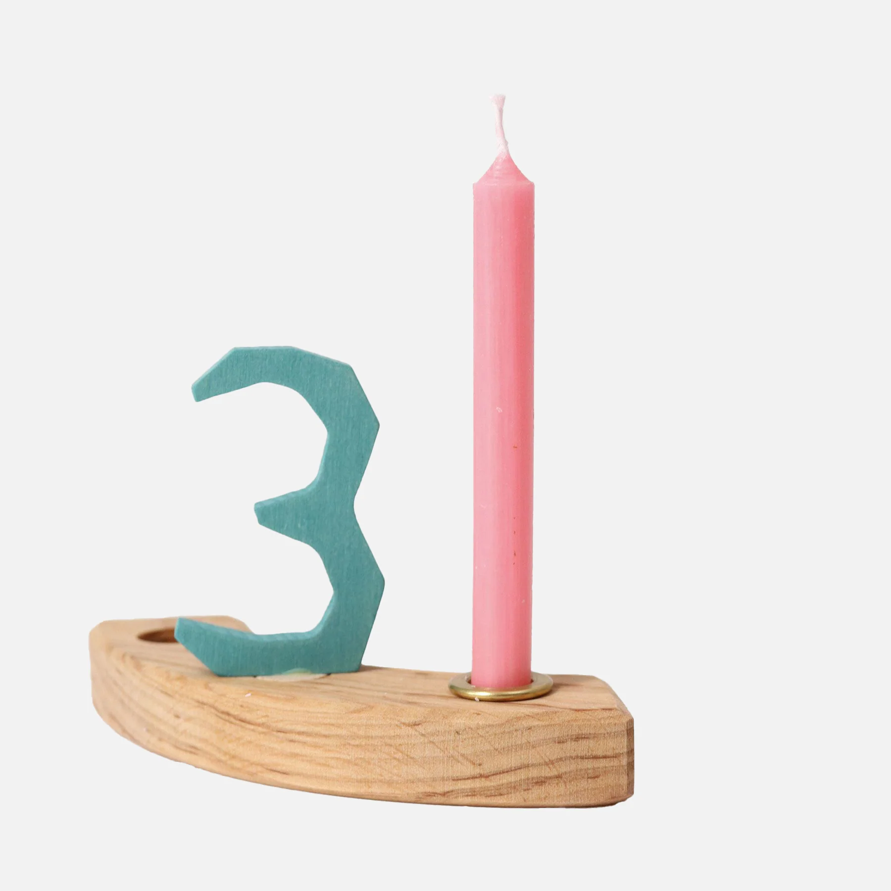 Beeswax Candles - Old Rose - Set of 12 - Image 2