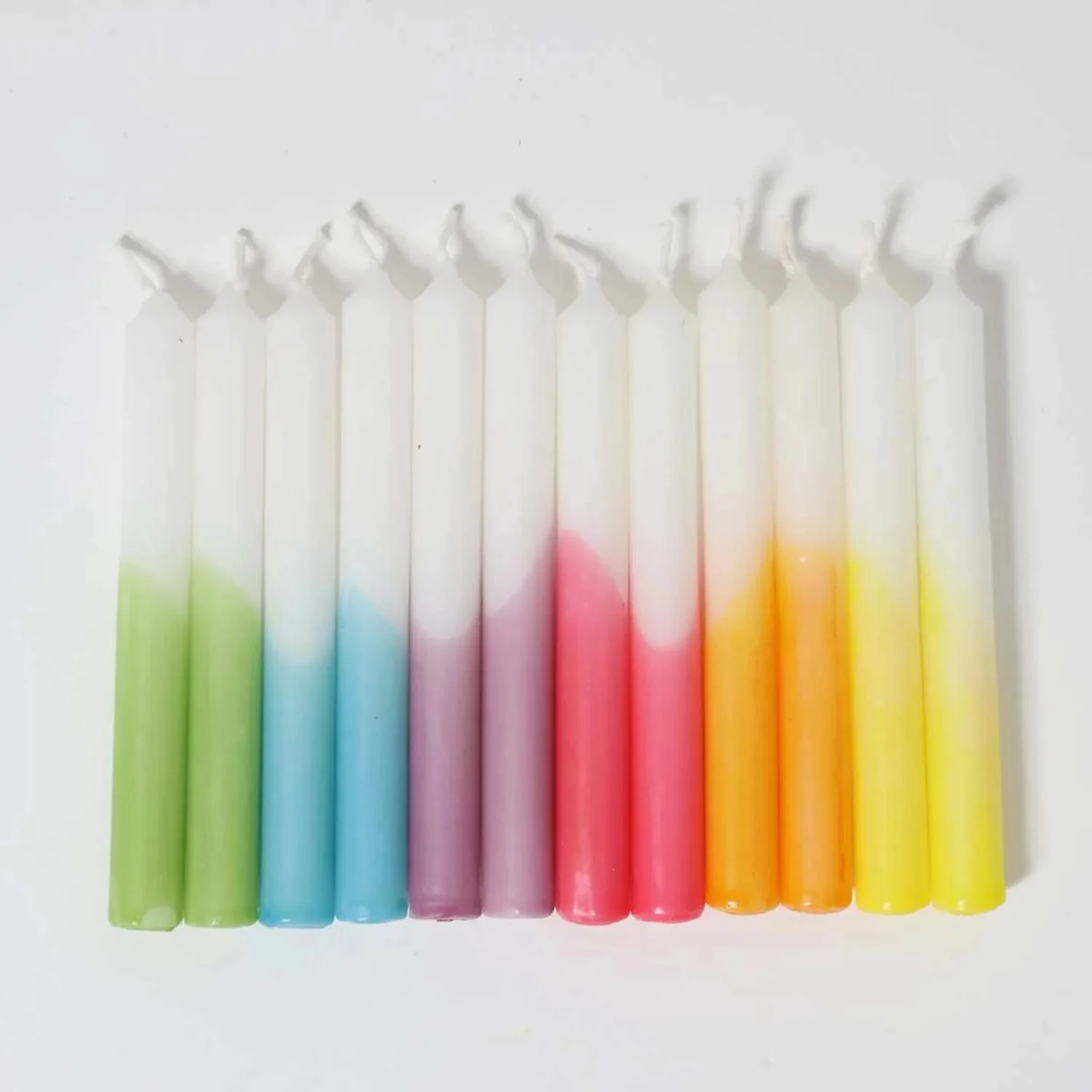 Celebration Candles - Rainbow - Set of 12 - Image 3