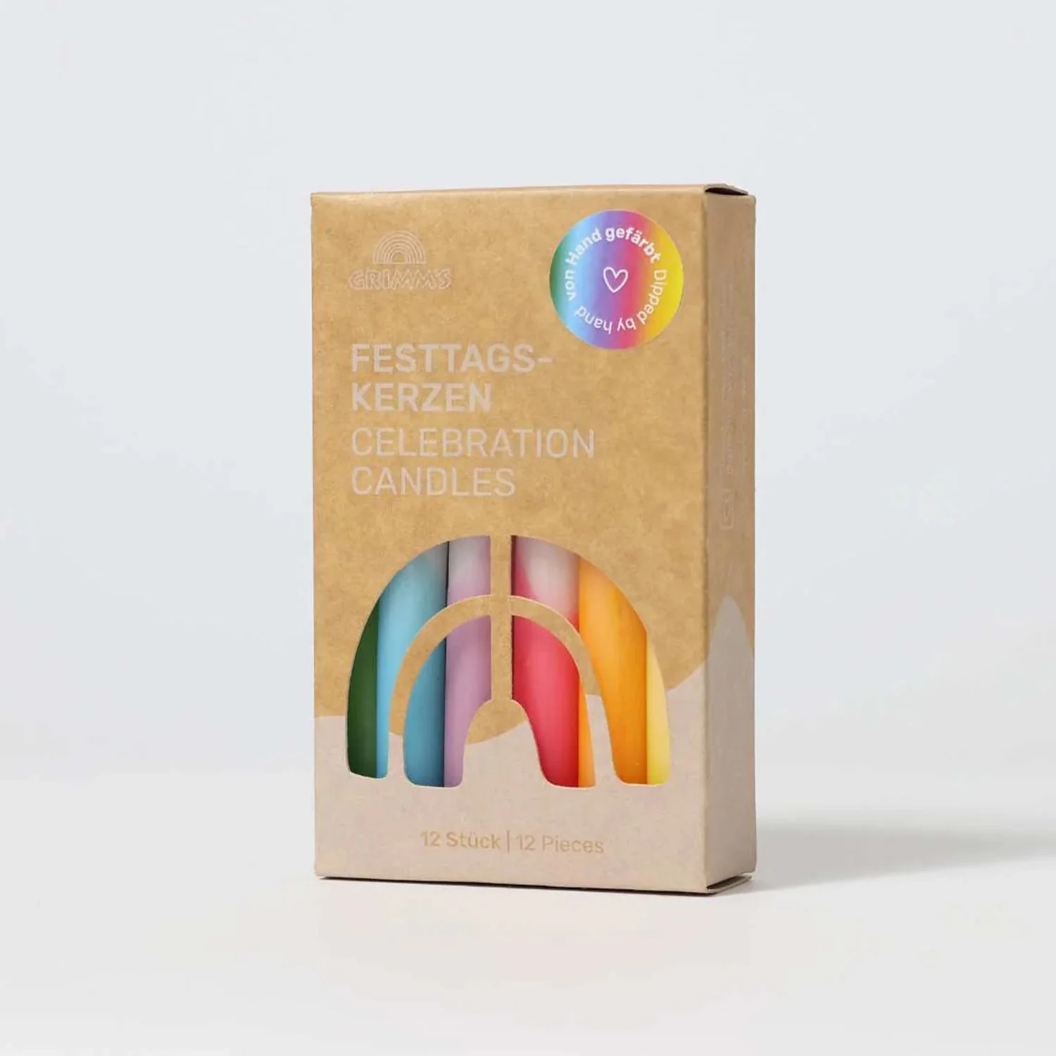 Celebration Candles - Rainbow - Set of 12 - Image 4