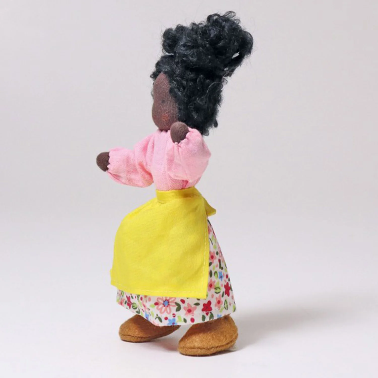 Handmade Cotton Doll's House Doll - Mrs Ebenholz - Image 3