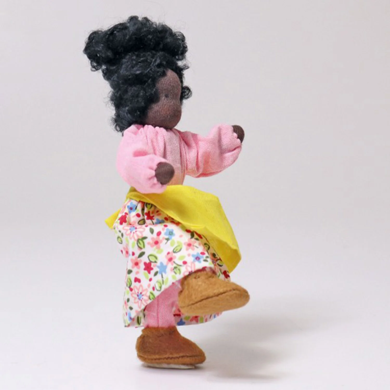 Handmade Cotton Doll's House Doll - Mrs Ebenholz - Image 5