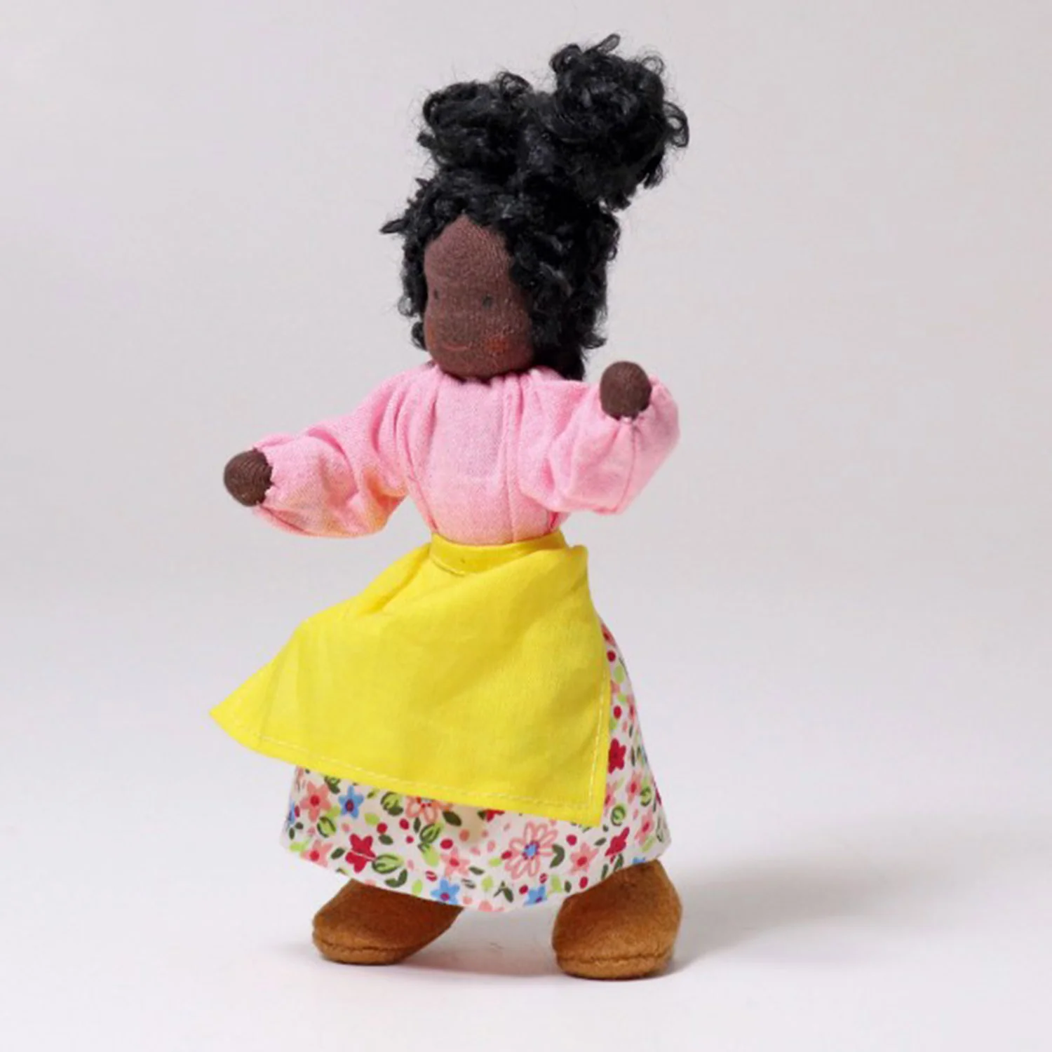 Handmade Cotton Doll's House Doll - Mrs Ebenholz - Image 6
