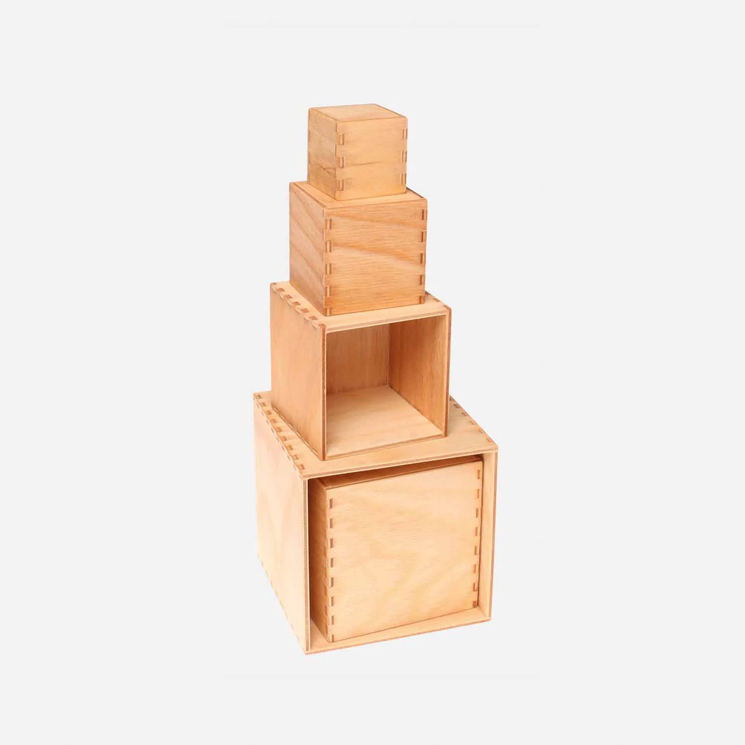 Wooden Small Set of Boxes - Natural - Image 7