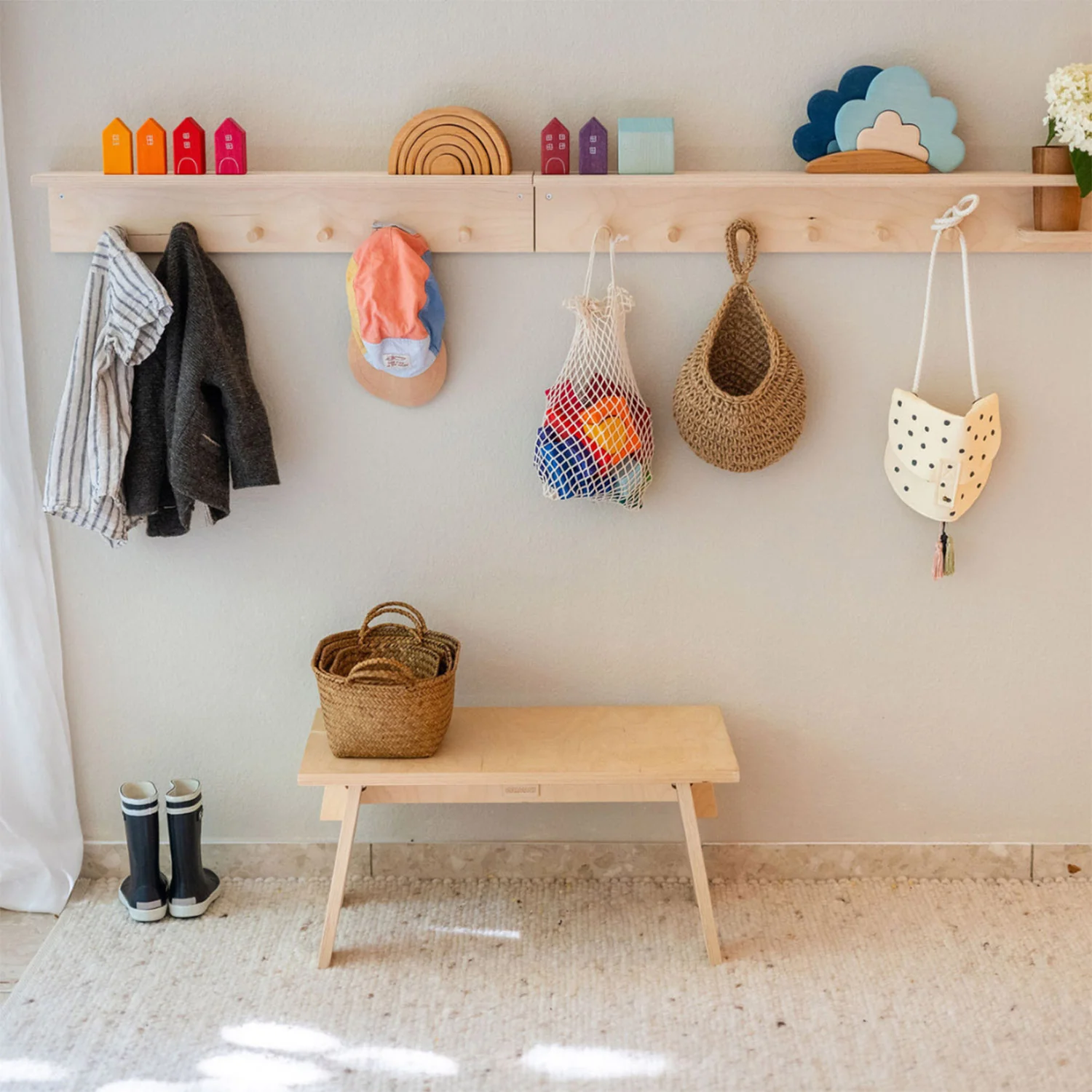 Wooden Aki Stool