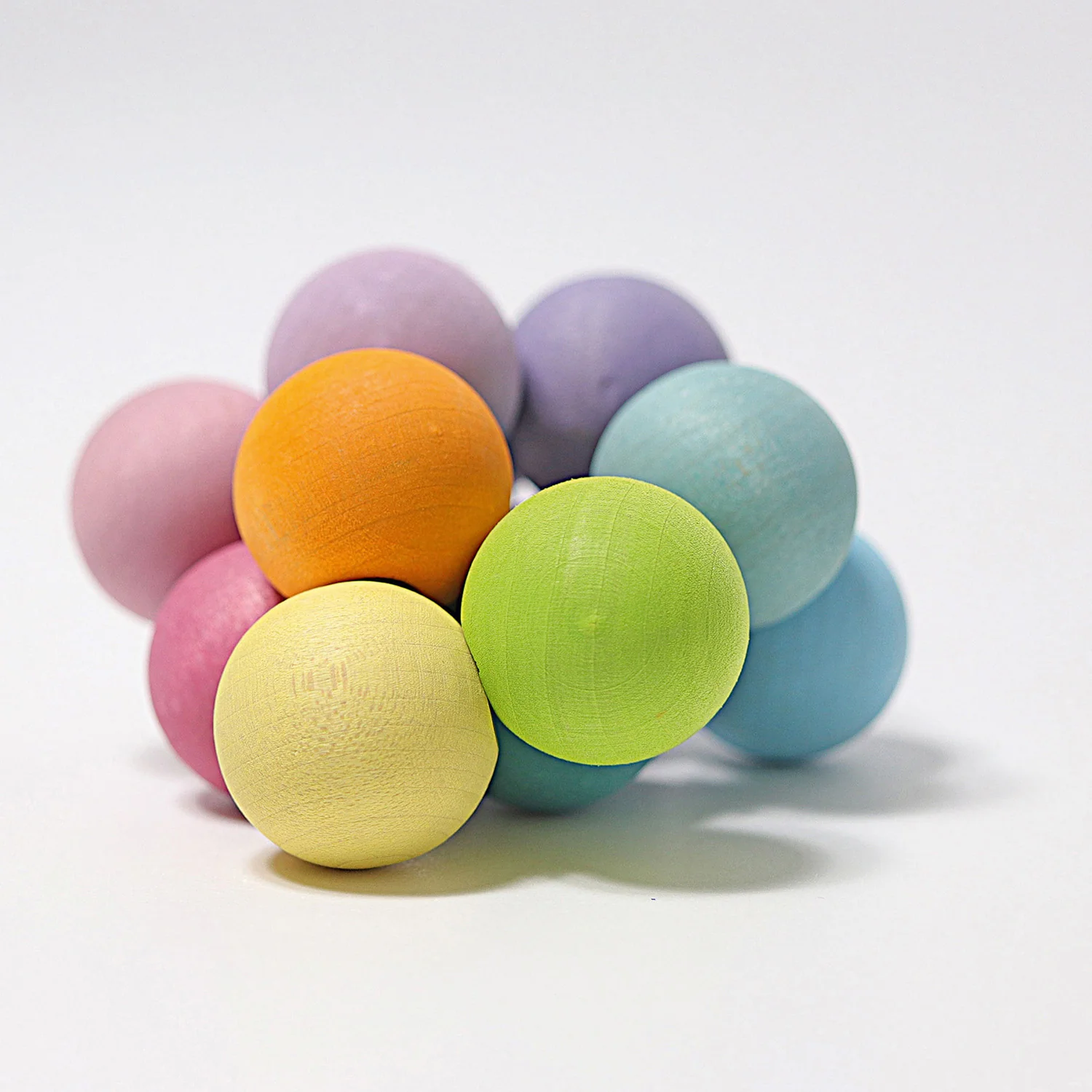 Wooden Baby Beads Grasper - Pastel - Image 2