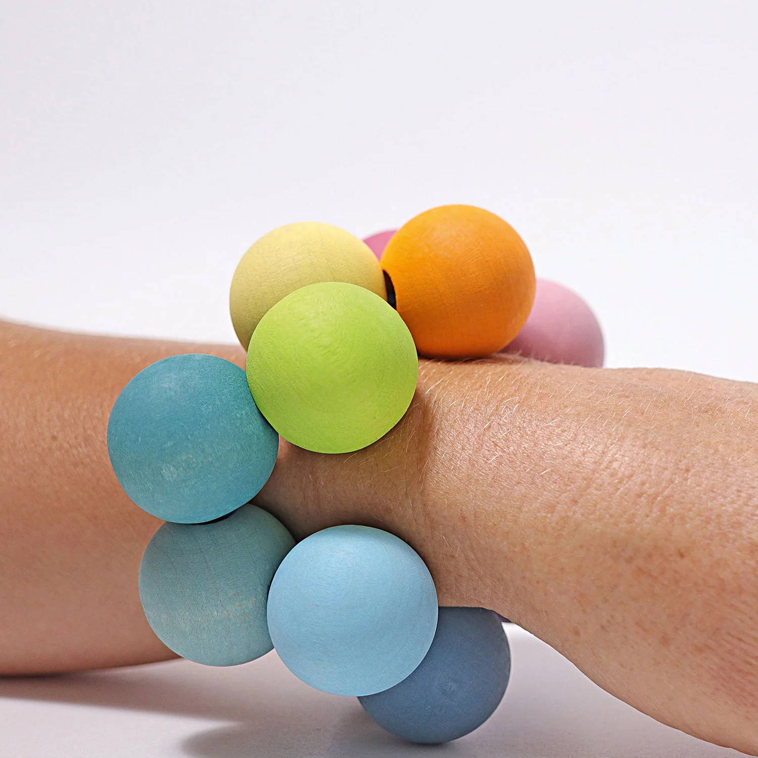 Wooden Baby Beads Grasper - Pastel - Image 4