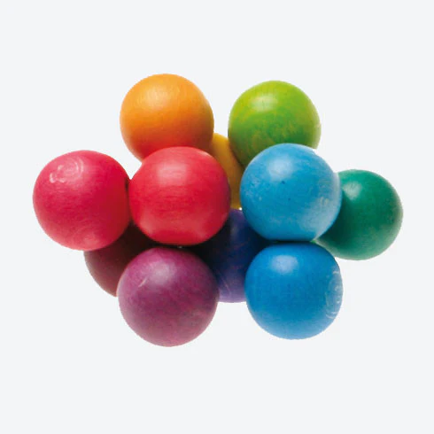 Wooden Baby Beads Grasper - Colourful - Image 3