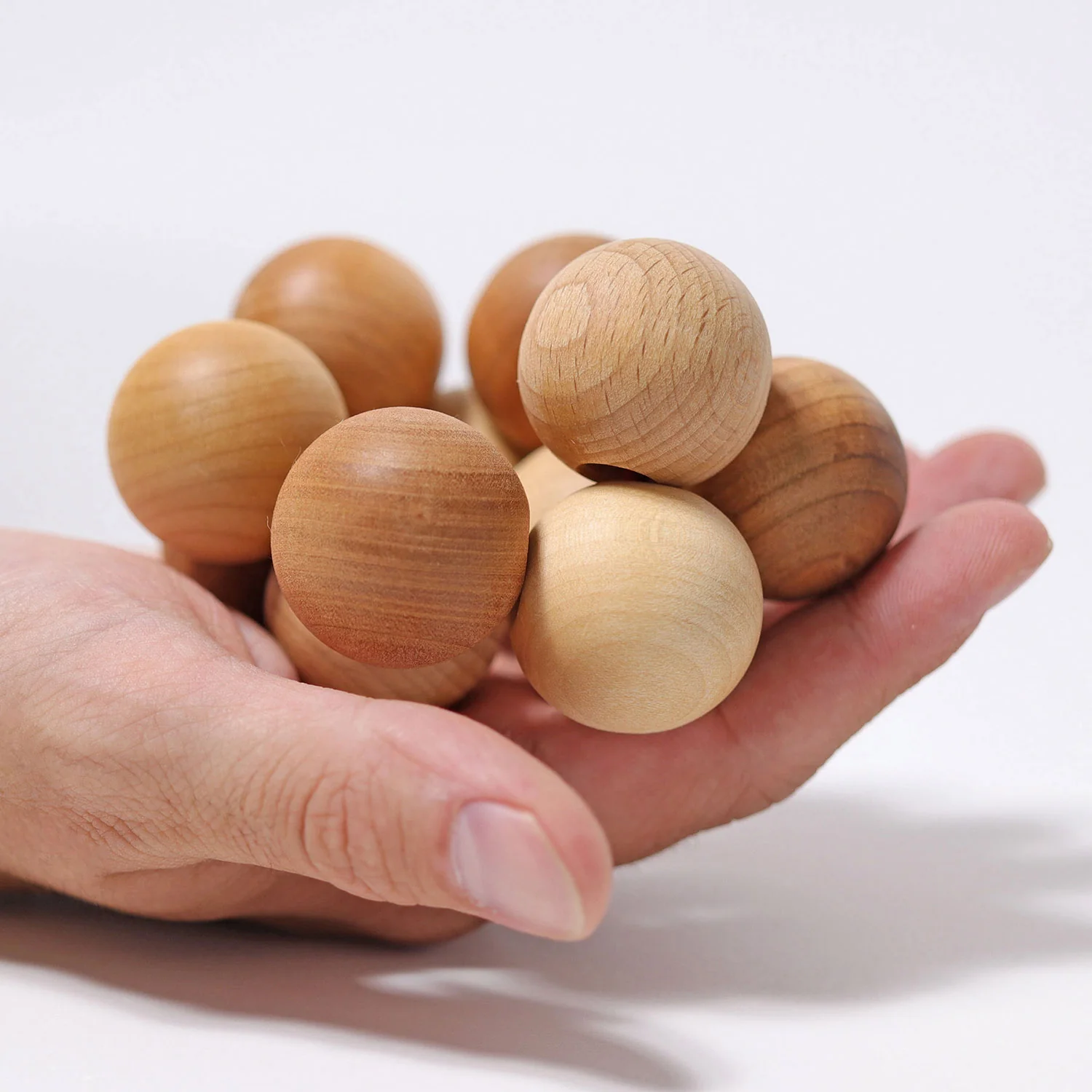 Wooden Baby Beads Grasper - Natural - Image 3