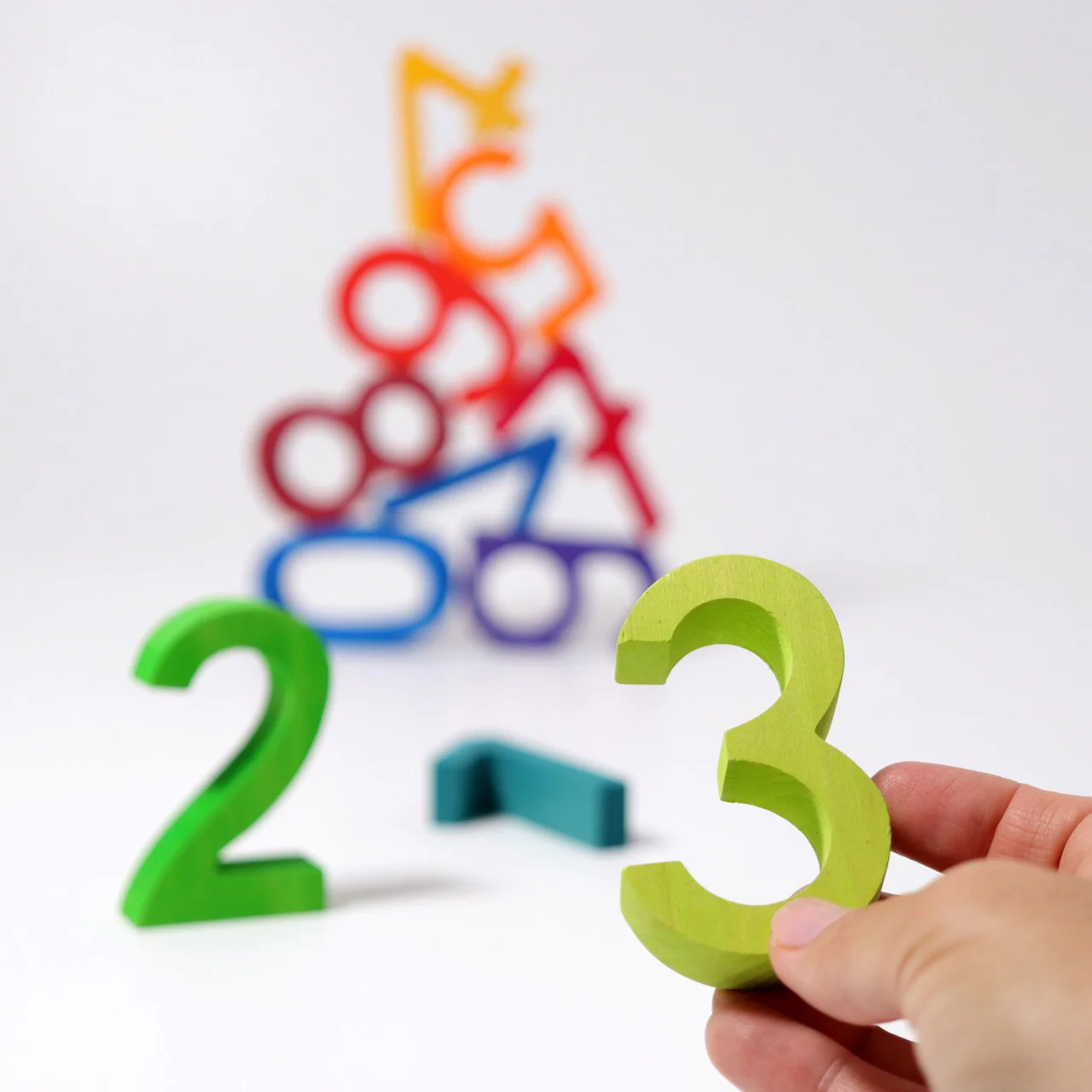 Wooden Building Set - Numbers - Image 2