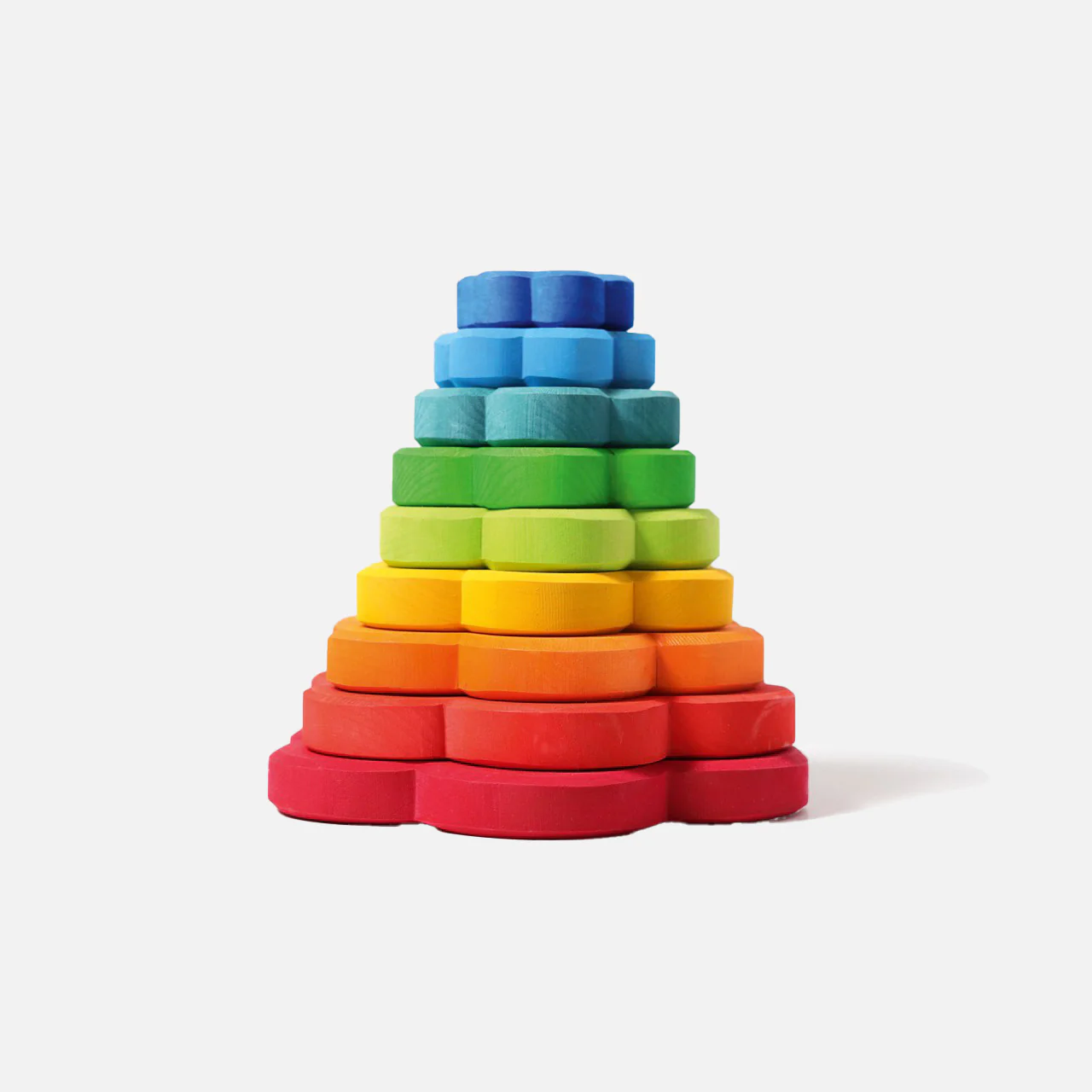 Wooden Flower Stacking Tower