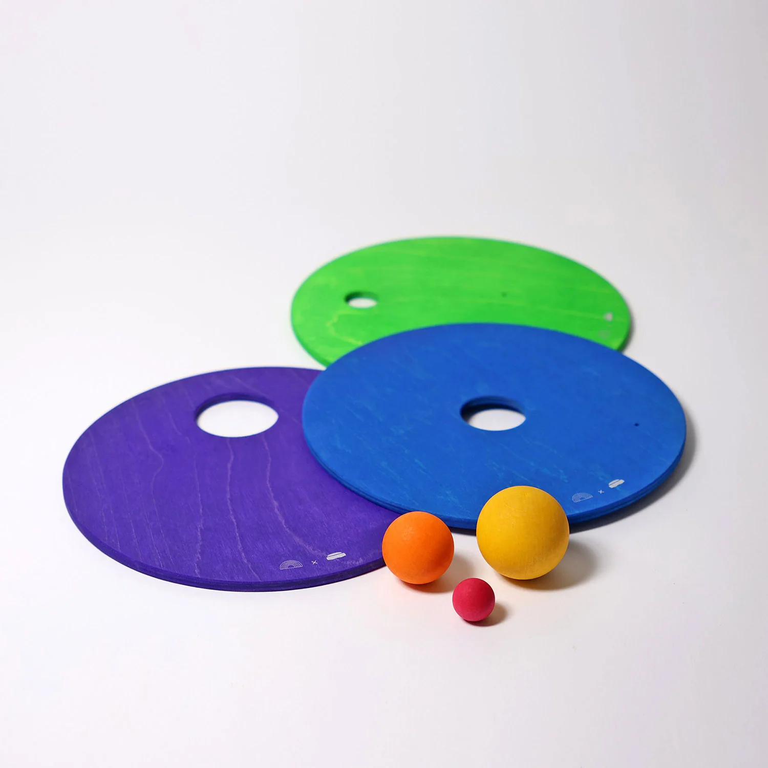 Wooden Grimms x Stapelstein Rolling Discs - Cool Classic - Image 2