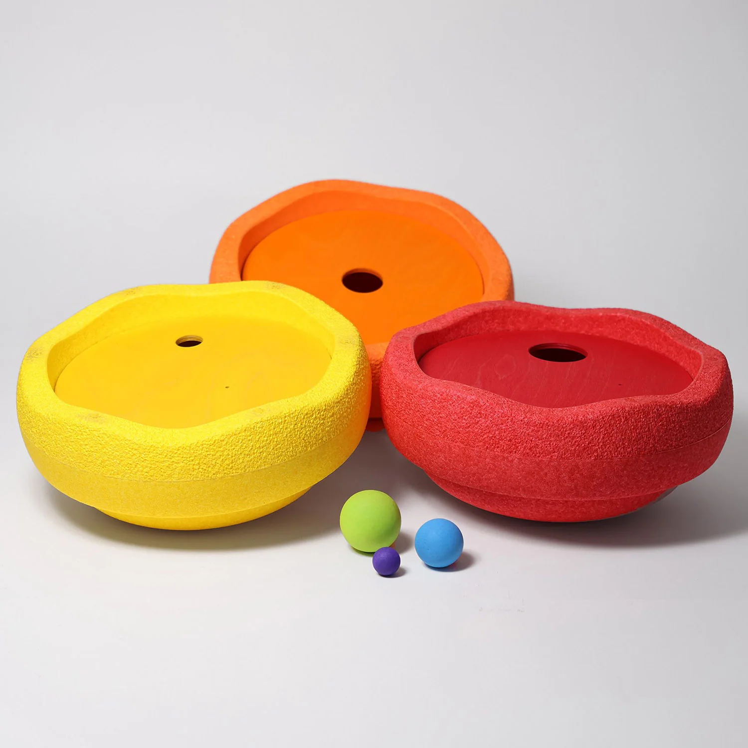 Wooden Grimms x Stapelstein Rolling Discs - Warm Classic - Image 3