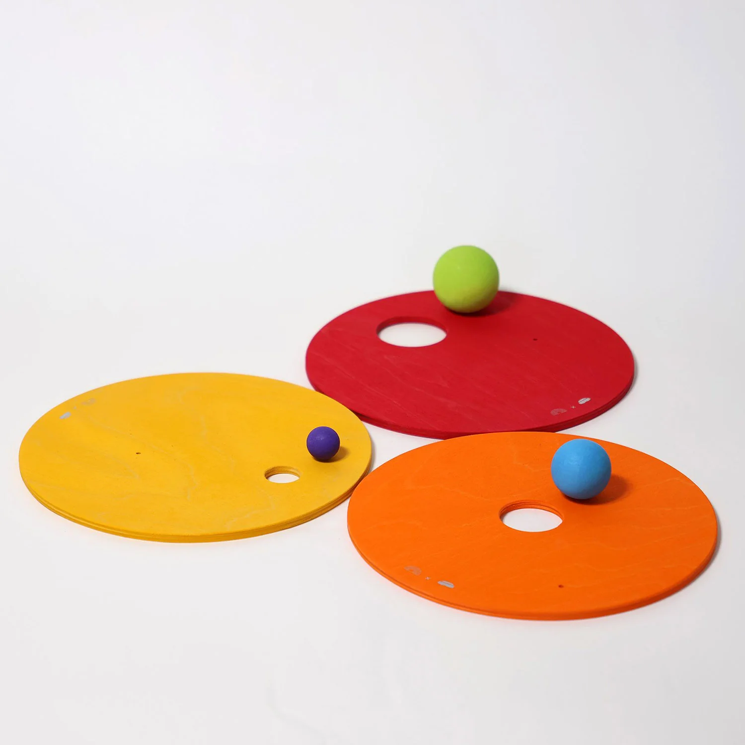 Wooden Grimms x Stapelstein Rolling Discs - Warm Classic - Image 6