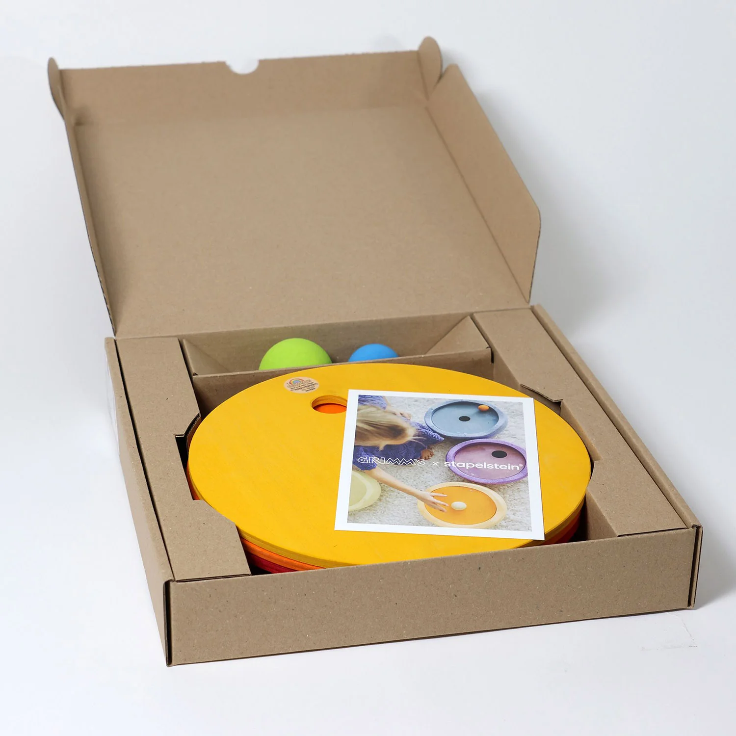 Wooden Grimms x Stapelstein Rolling Discs - Warm Classic - Image 7