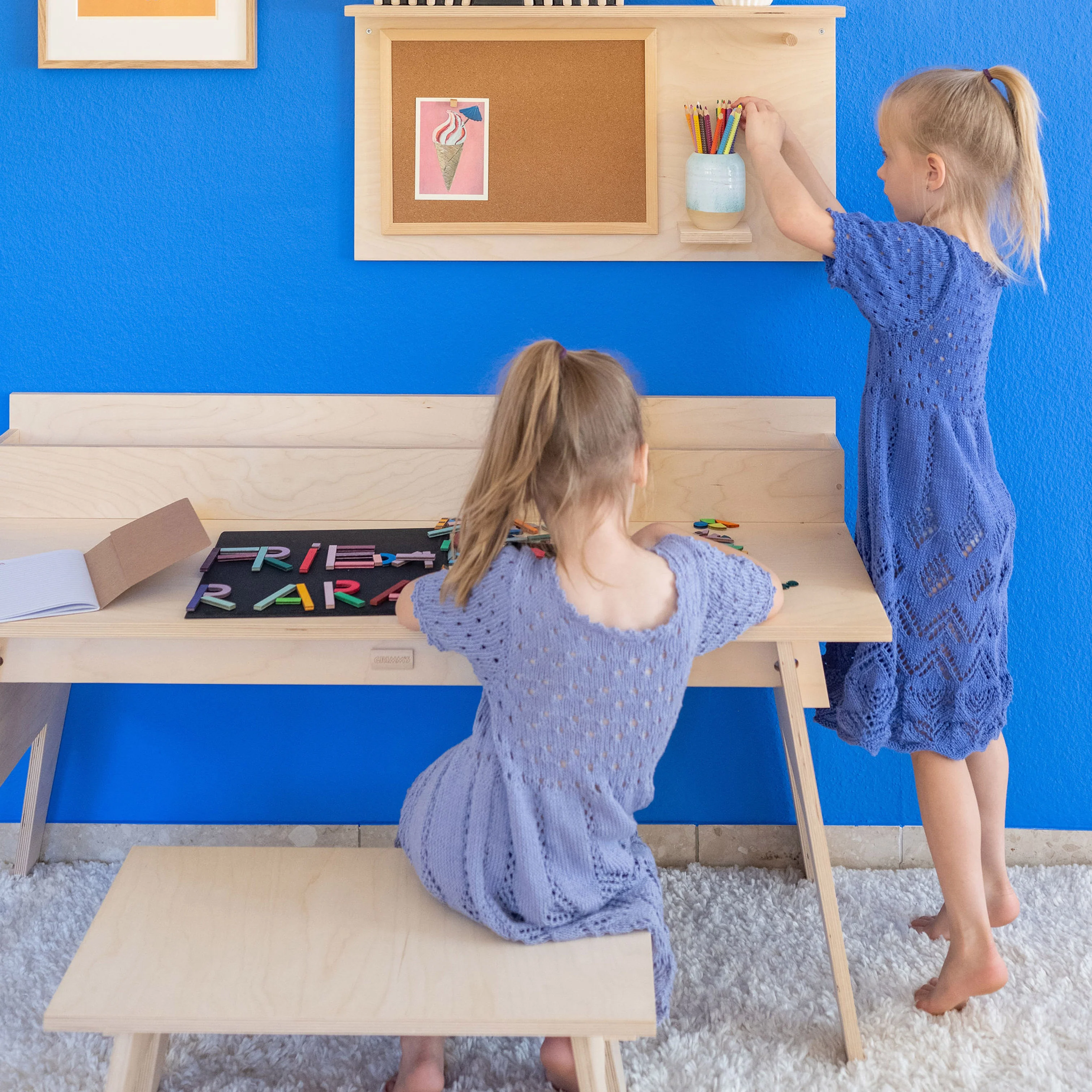 Wooden Kids Fuyu Desk - Image 3