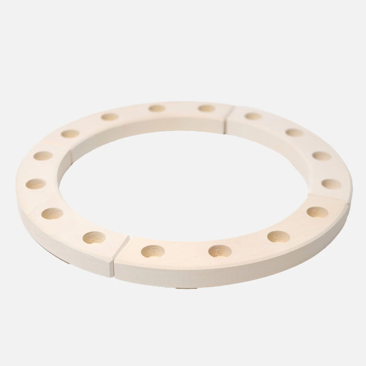 Wooden Large Celebration Ring - White - Image 2