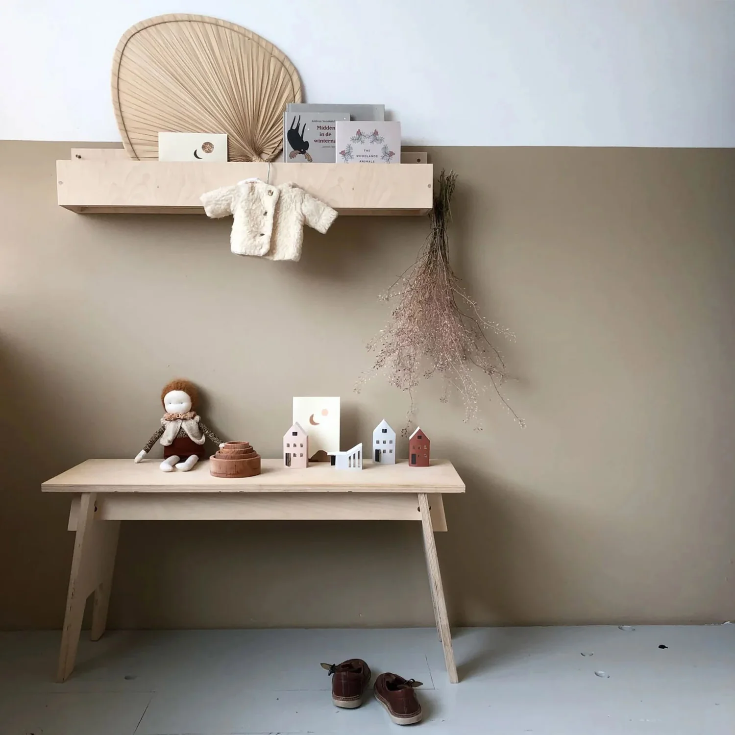 Wooden Large Rin Shelf