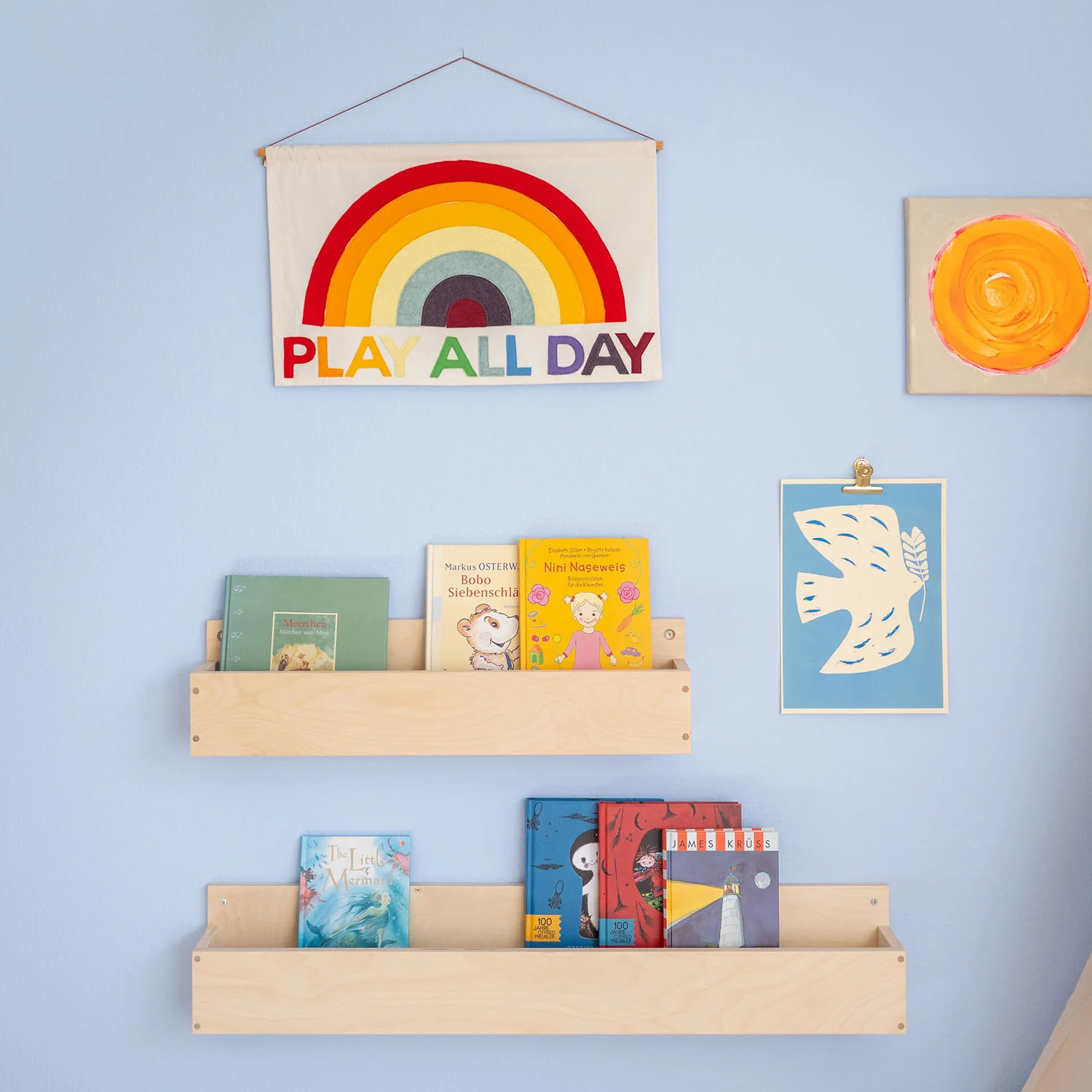 Wooden Large Rin Shelf - Image 4