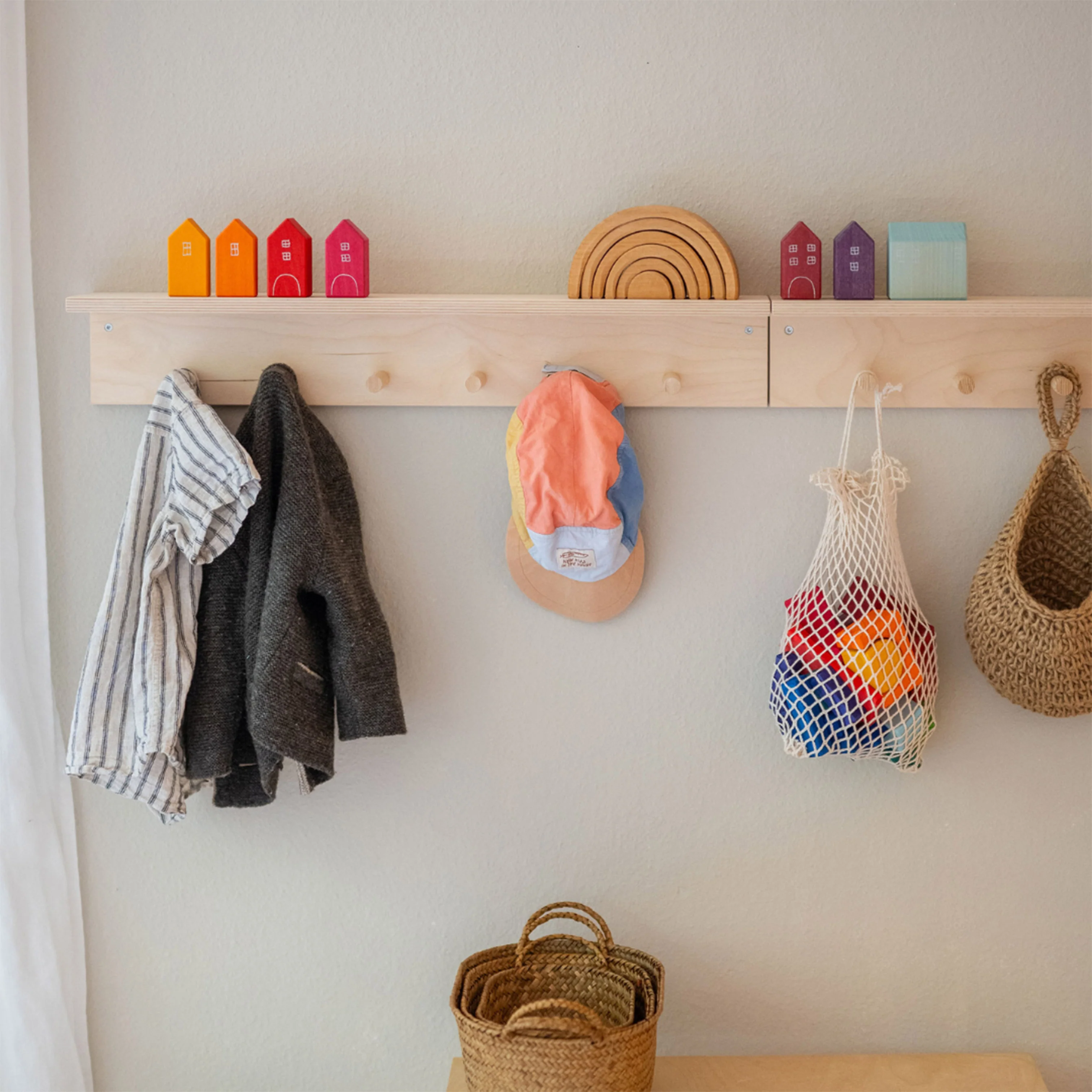 Wooden Plain Yori Shelf - Image 2