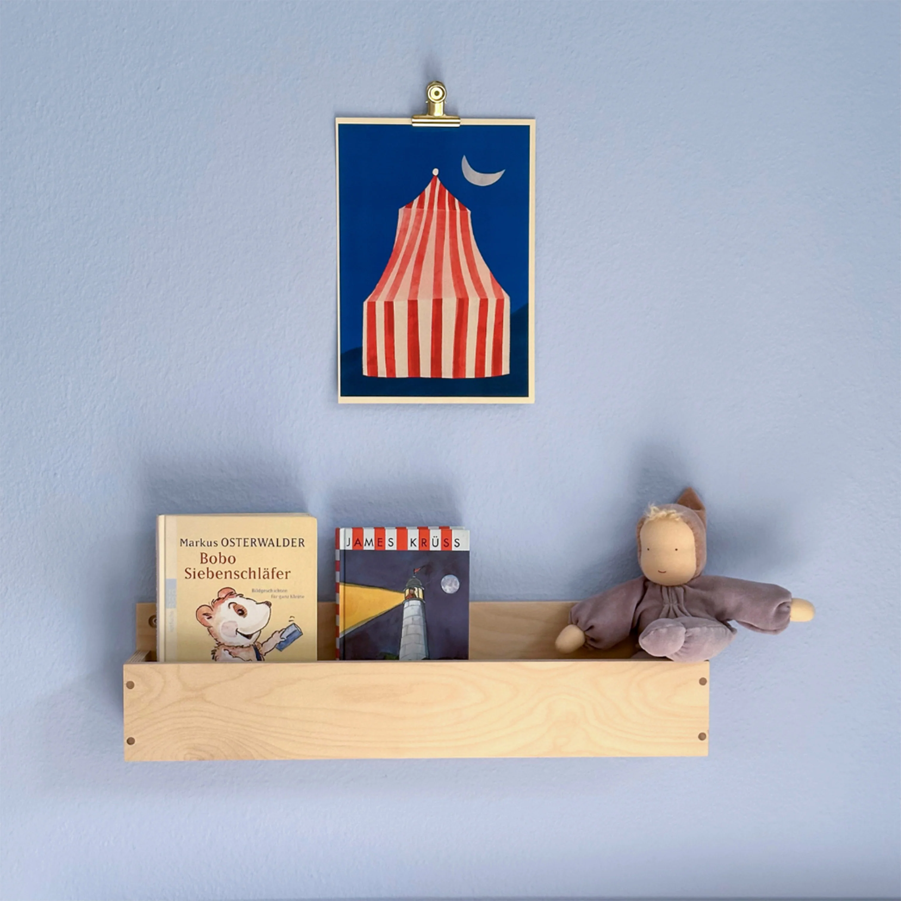 Wooden Rin Shelf