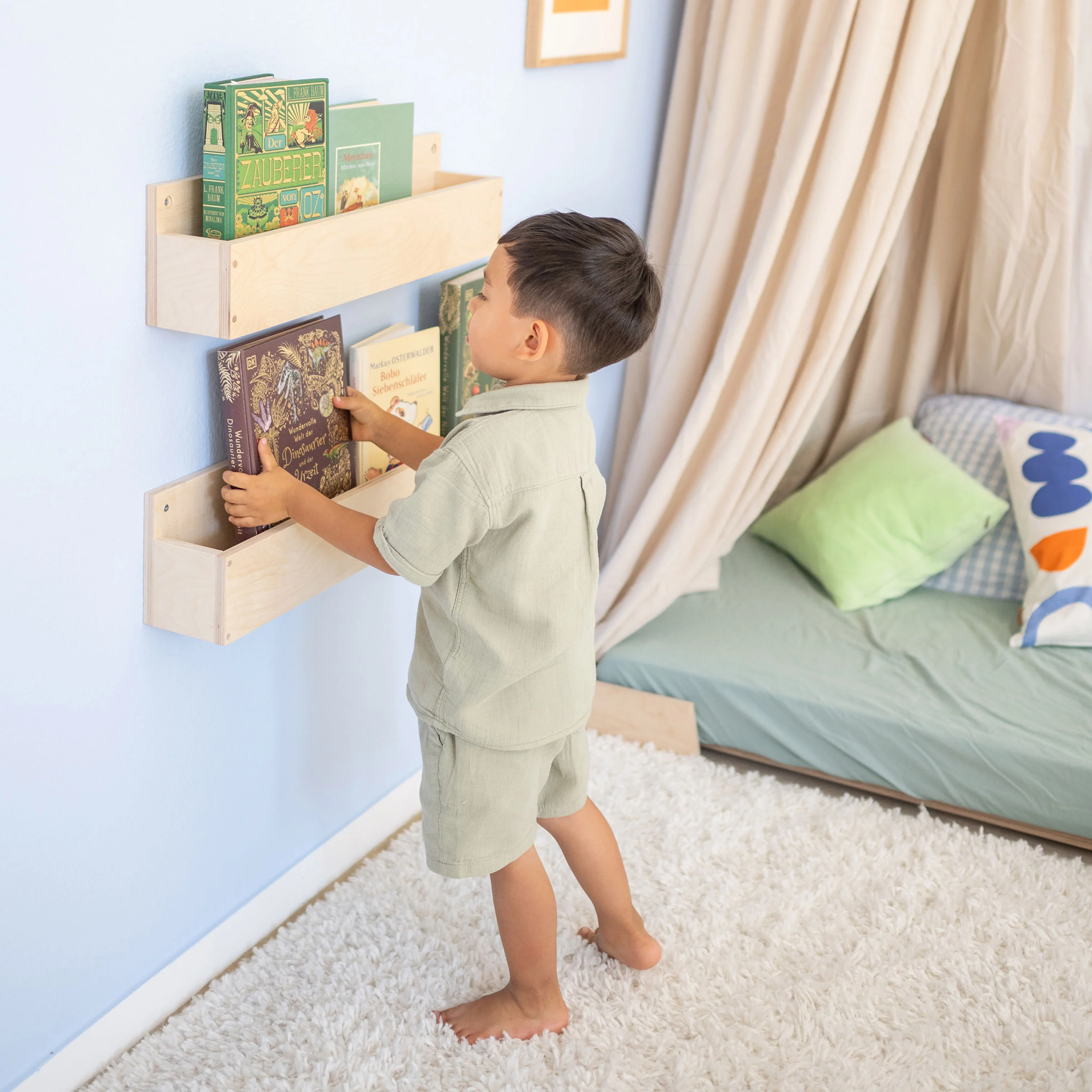 Wooden Rin Shelf - Image 2