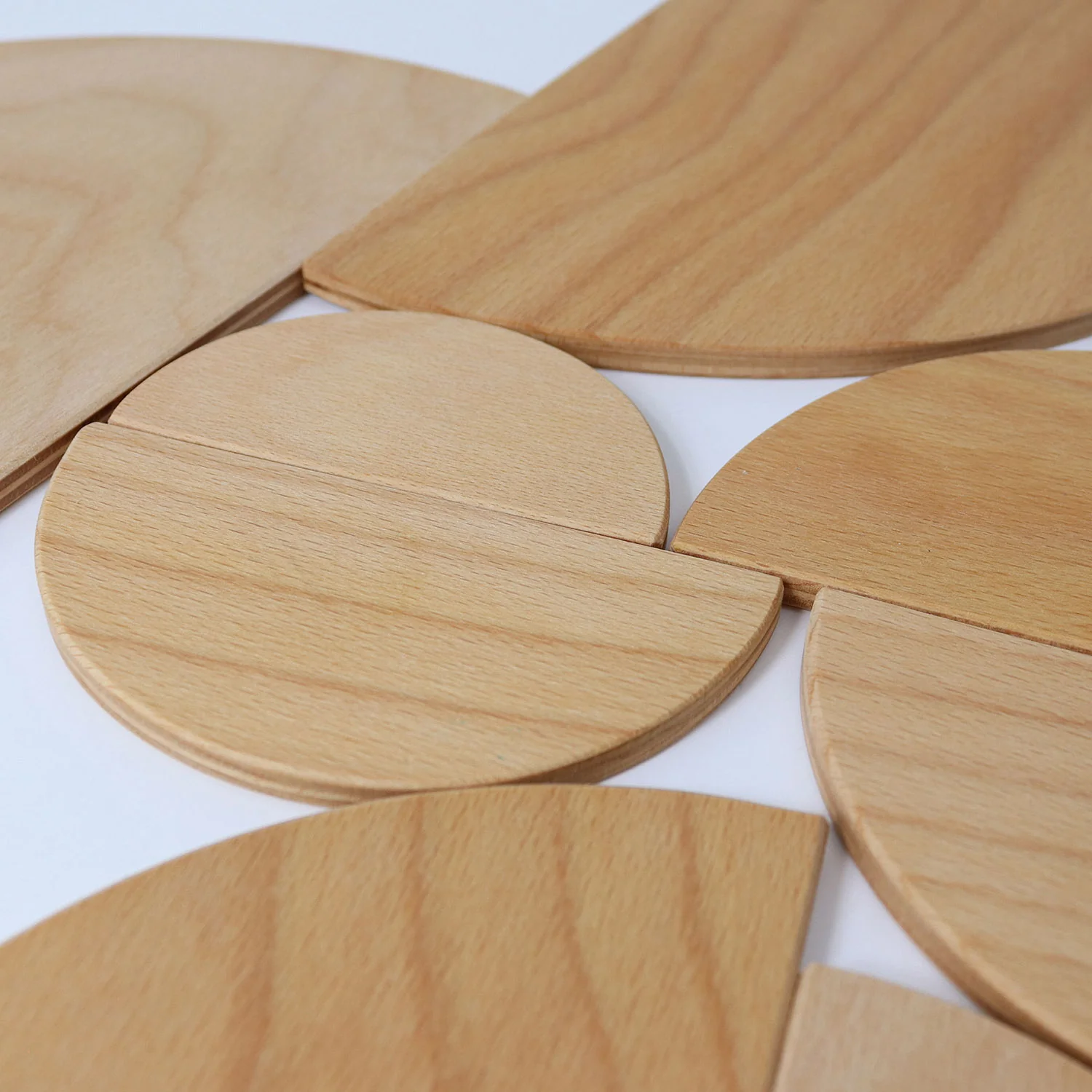 Wooden Semi Circles - Natural - Image 3