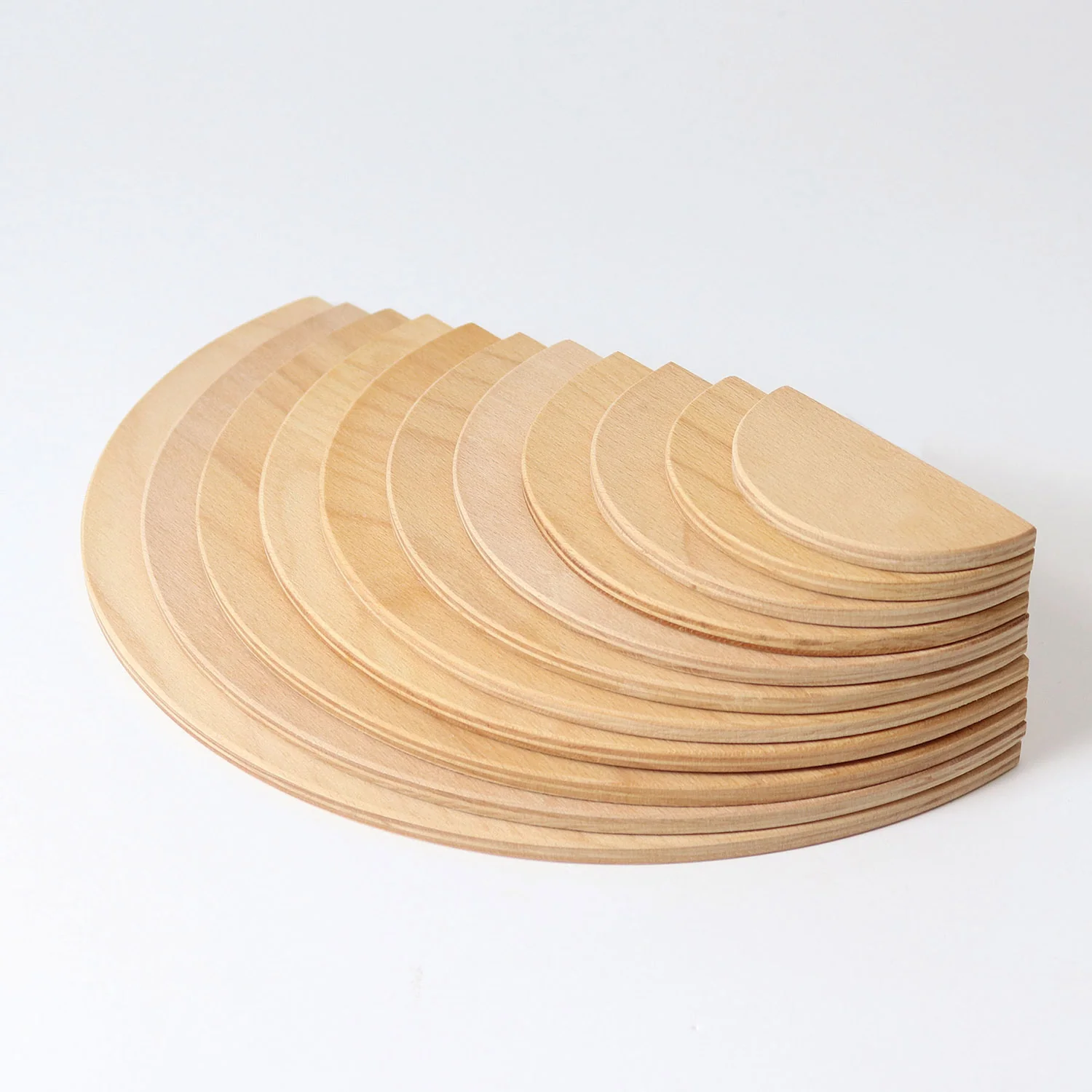 Wooden Semi Circles - Natural - Image 4
