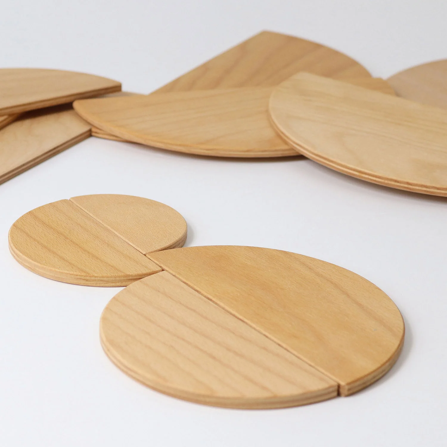 Wooden Semi Circles - Natural - Image 6