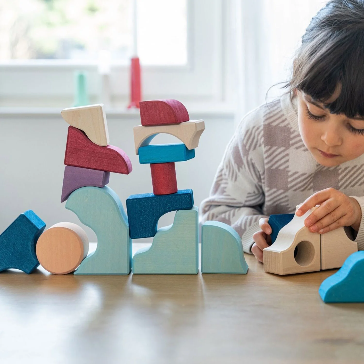 Wooden Small Building Set - Wave - Image 2