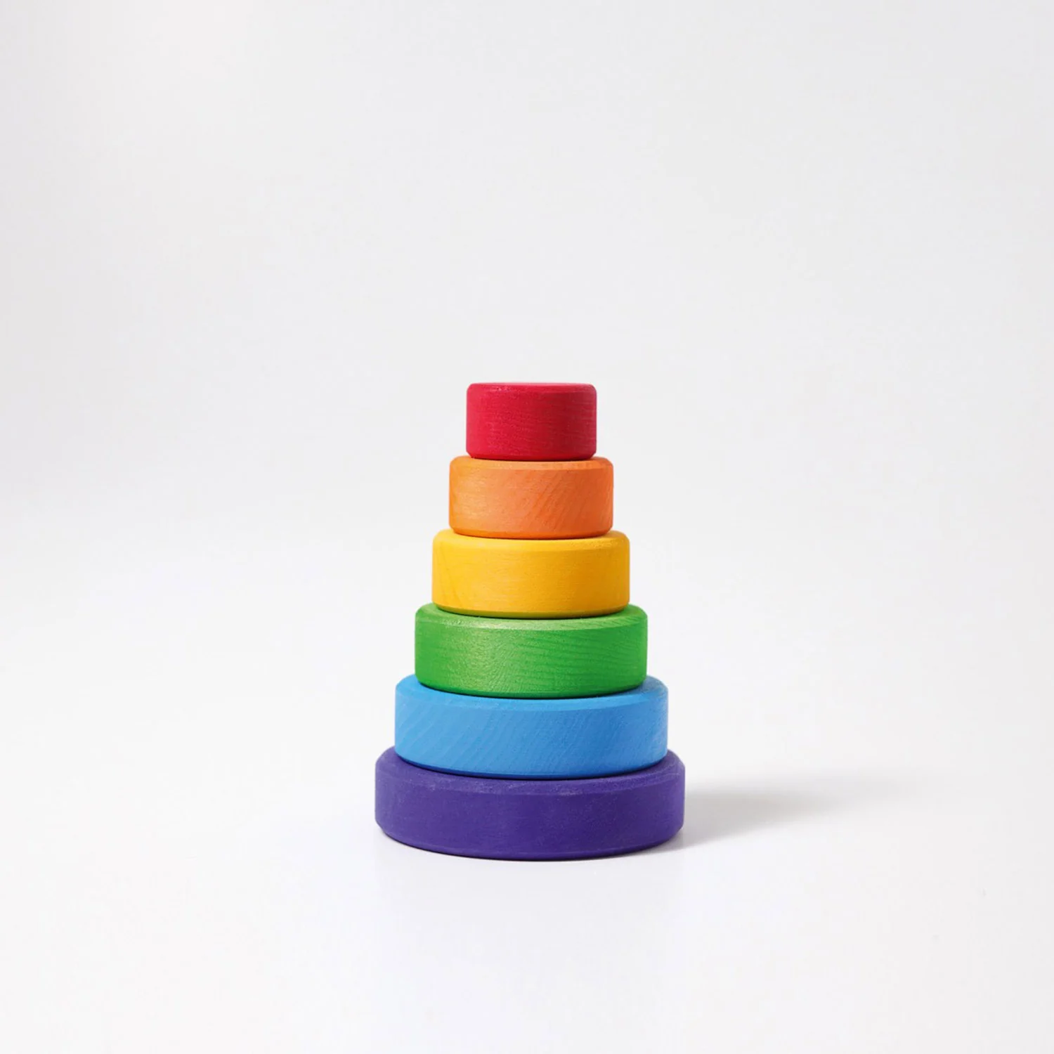 Wooden Small Conical Tower - Rainbow