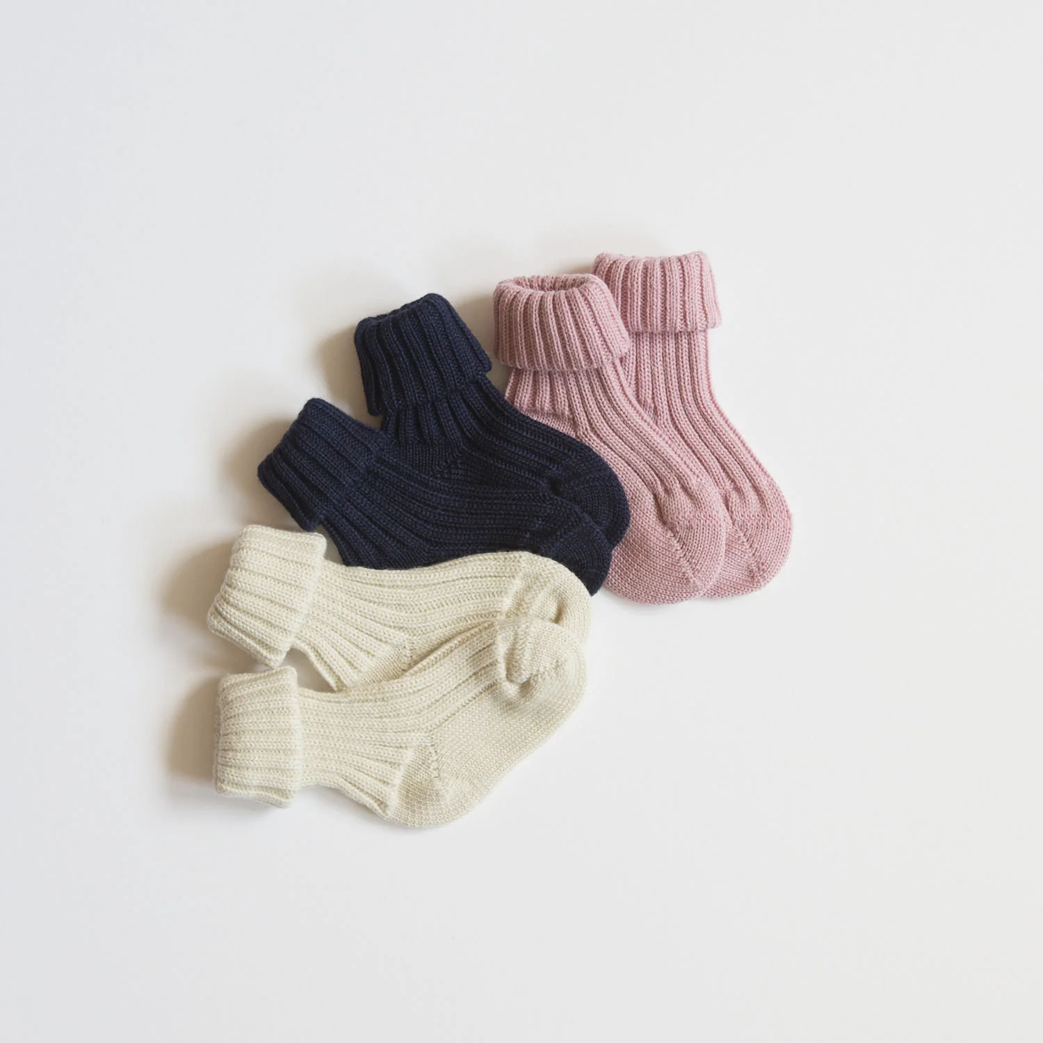 Baby Wool Long Socks - Many Colours - Image 5