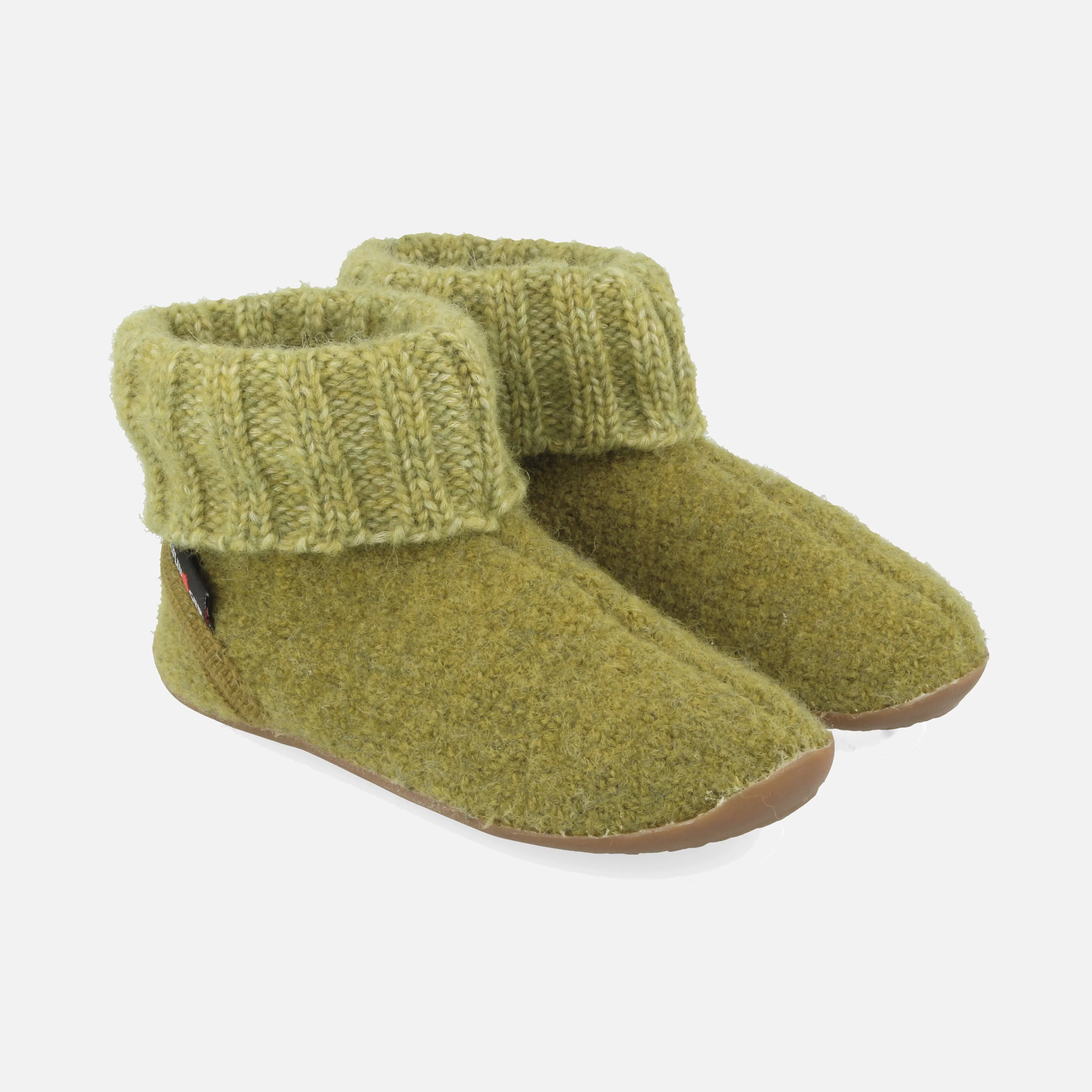 Kids Boiled Wool Karlo Slipper Boot - Alpine Melange