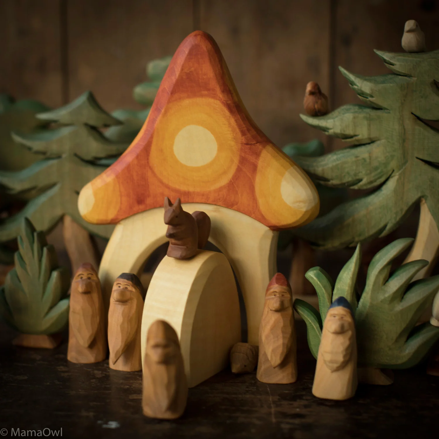 Handcrafted Wooden Gnome - Image 3