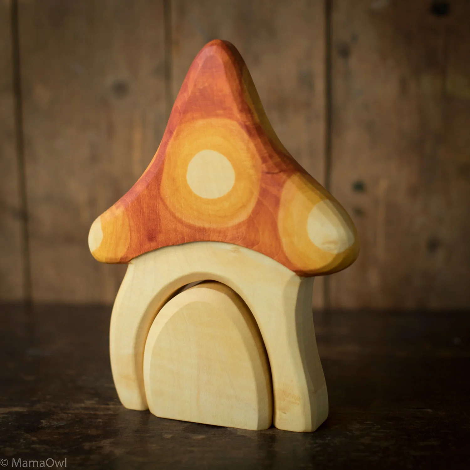 Handcrafted Wooden Gnome house - Image 2