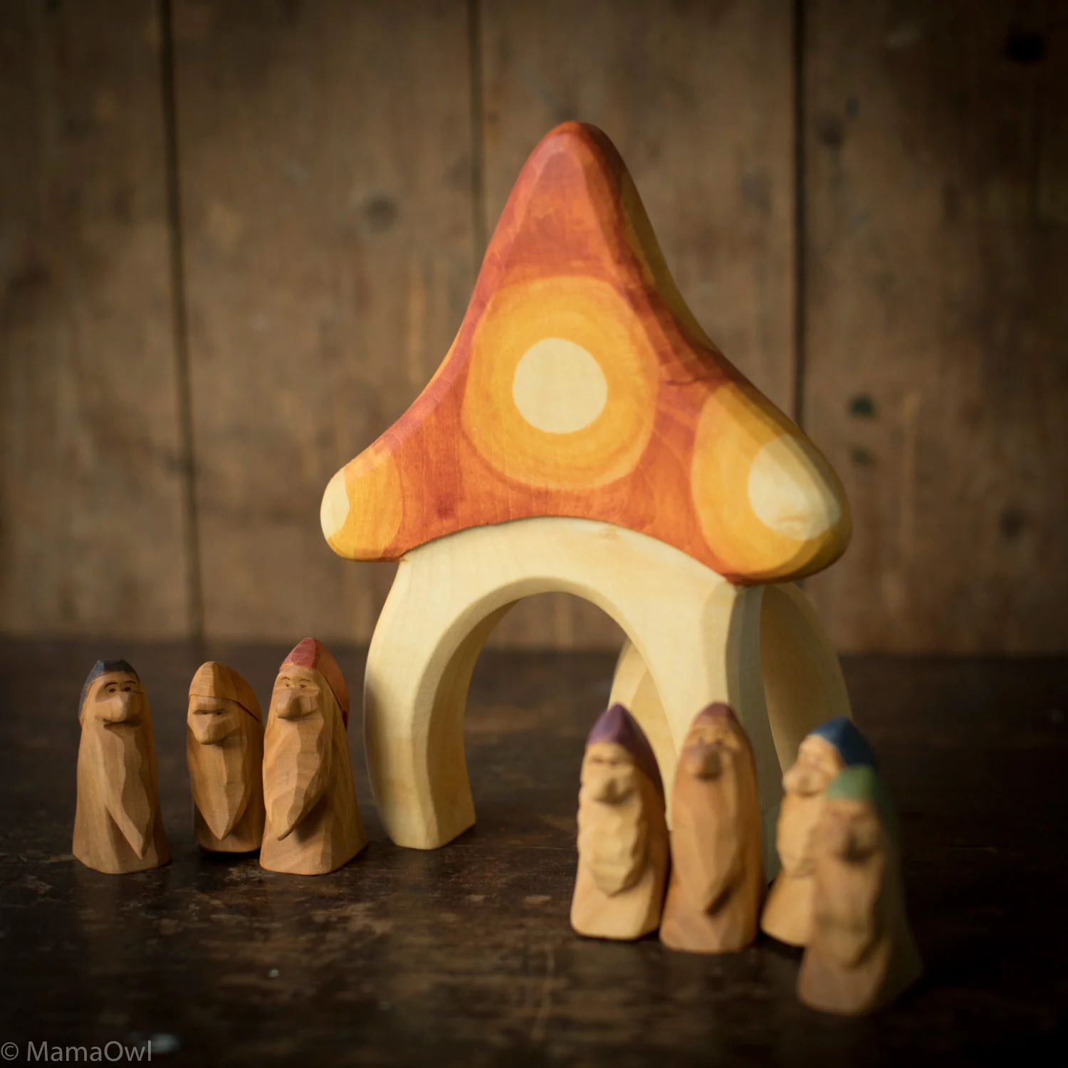 Handcrafted Wooden Gnome house - Image 3