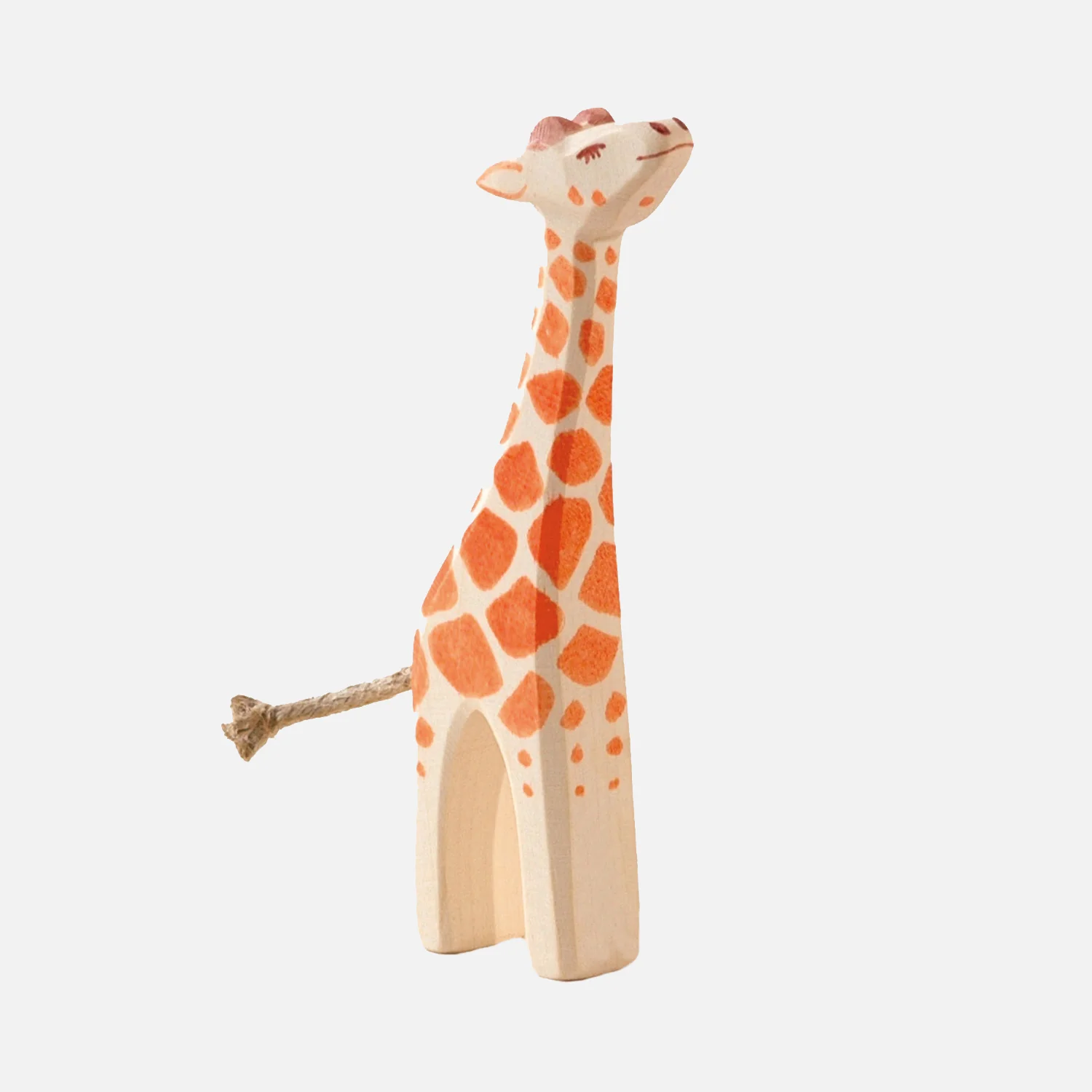Handcrafted Wooden Small Giraffe - Image 3