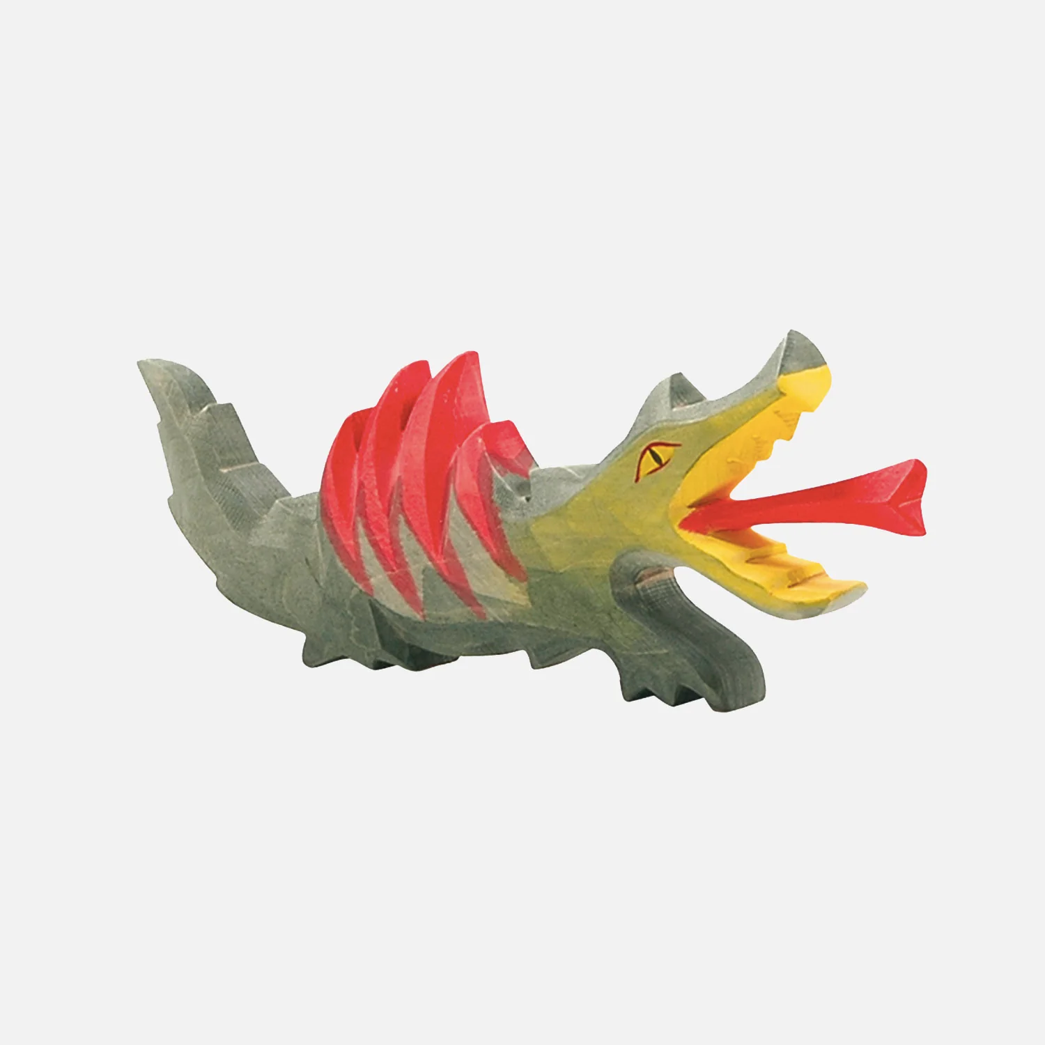 Handcrafted Wooden Large Dragon - Image 3