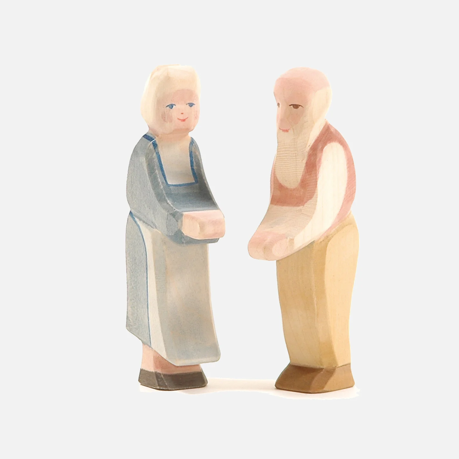 Handcrafted Wooden Grandfather - Image 4
