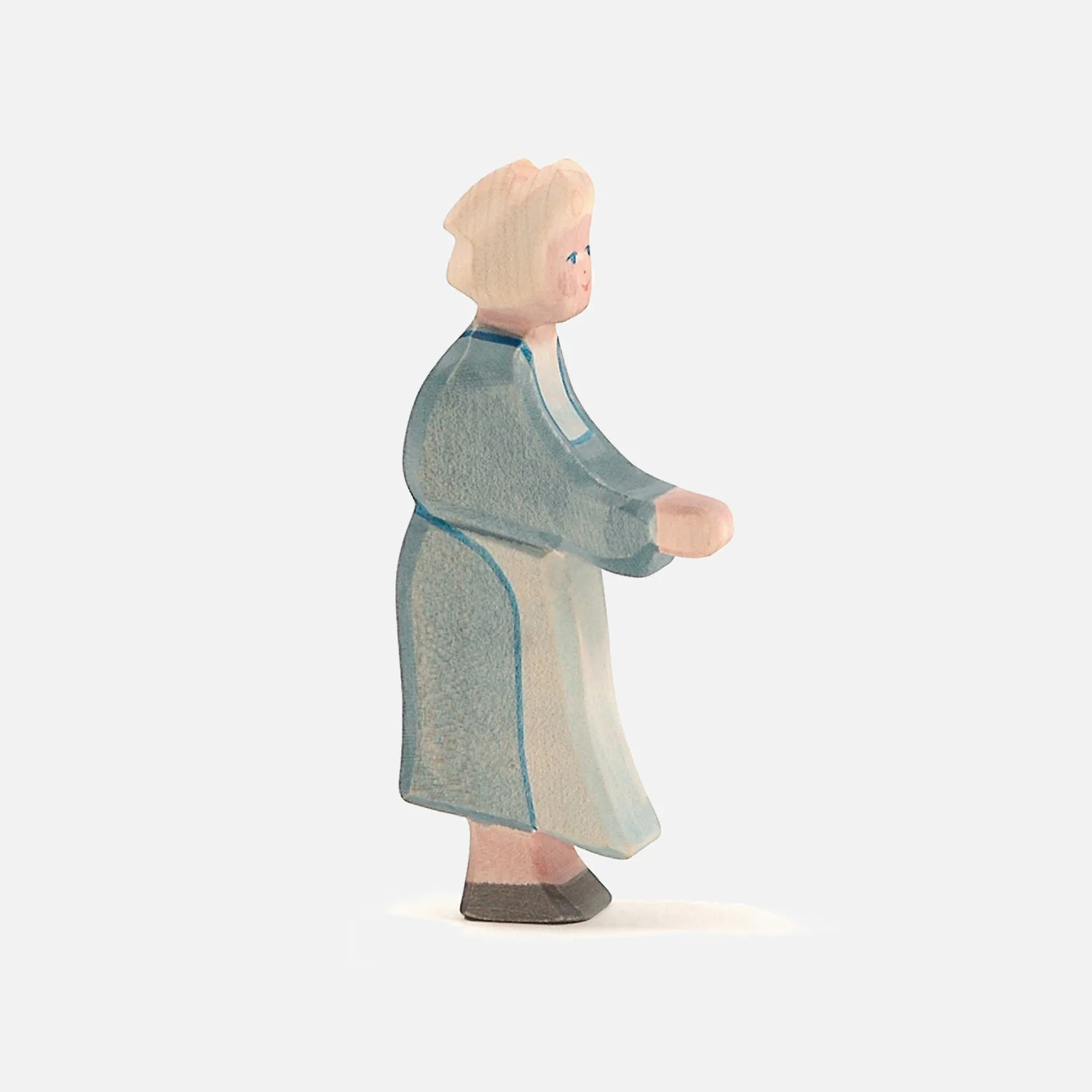 Handcrafted Wooden Grandmother - Image 4