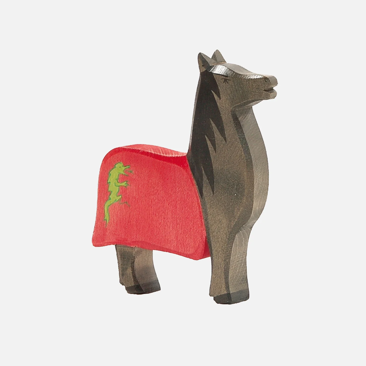 Handcrafted Wooden Horse For Knight - Black - Image 2