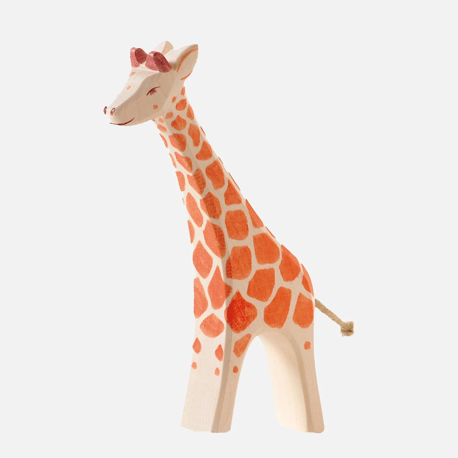 Handcrafted Wooden Large Giraffe - Image 3