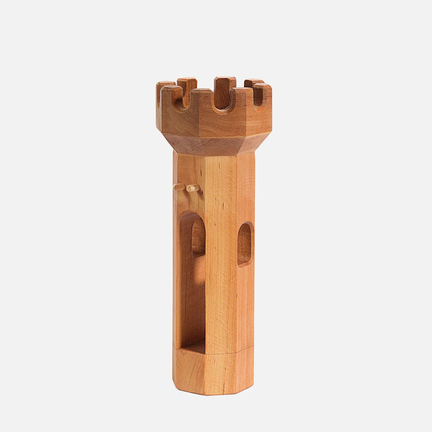 Handcrafted Wooden Large Round Outlook Tower - Image 3