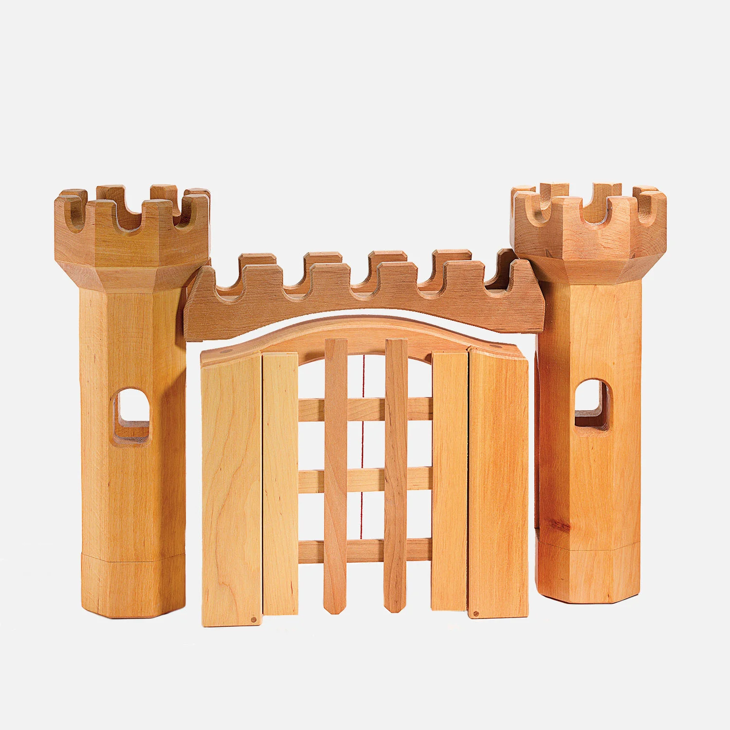 Handcrafted Wooden Large Round Outlook Tower - Image 5